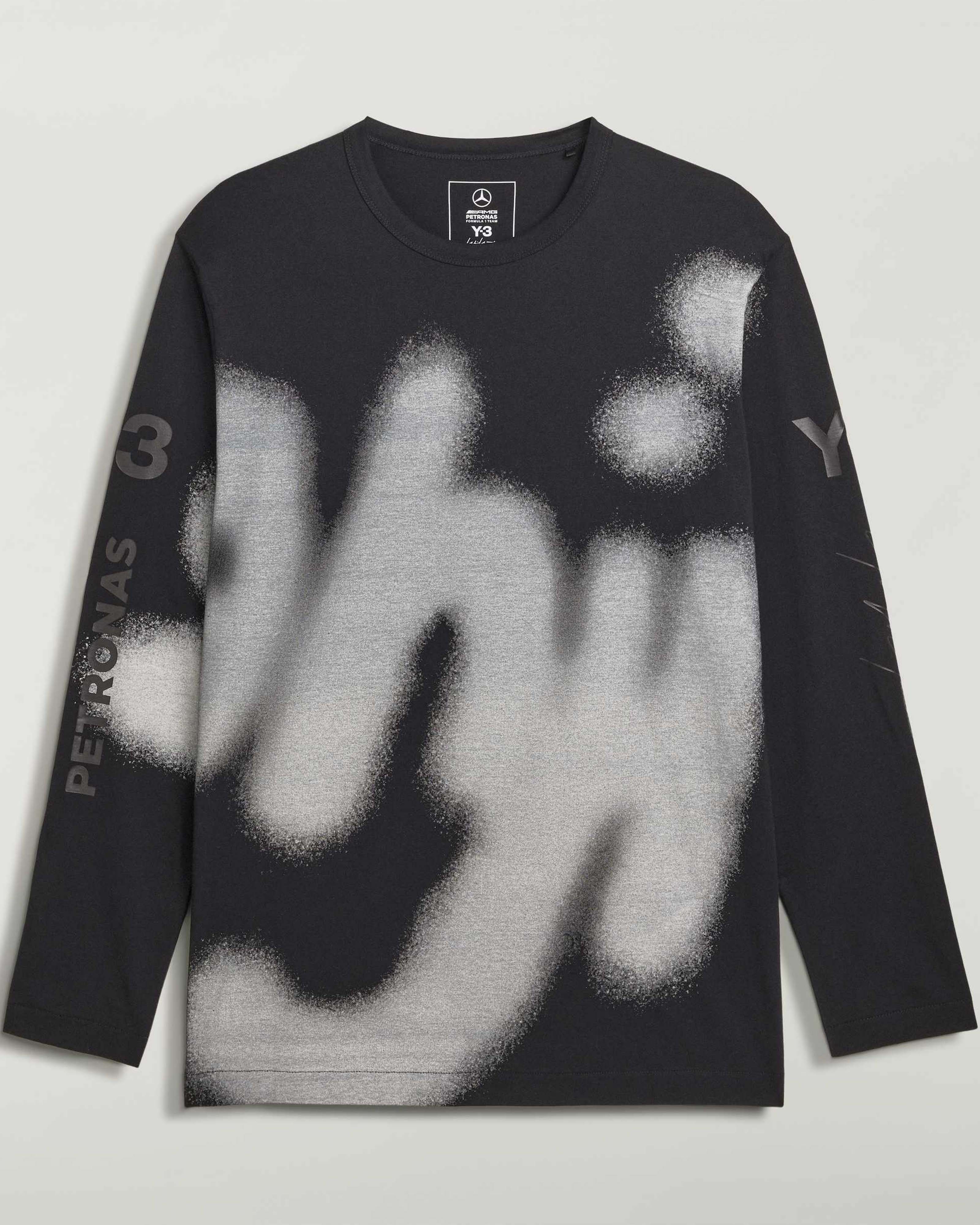 Y-3 Yohji Long-Sleeve T-shirt Black - Image 9