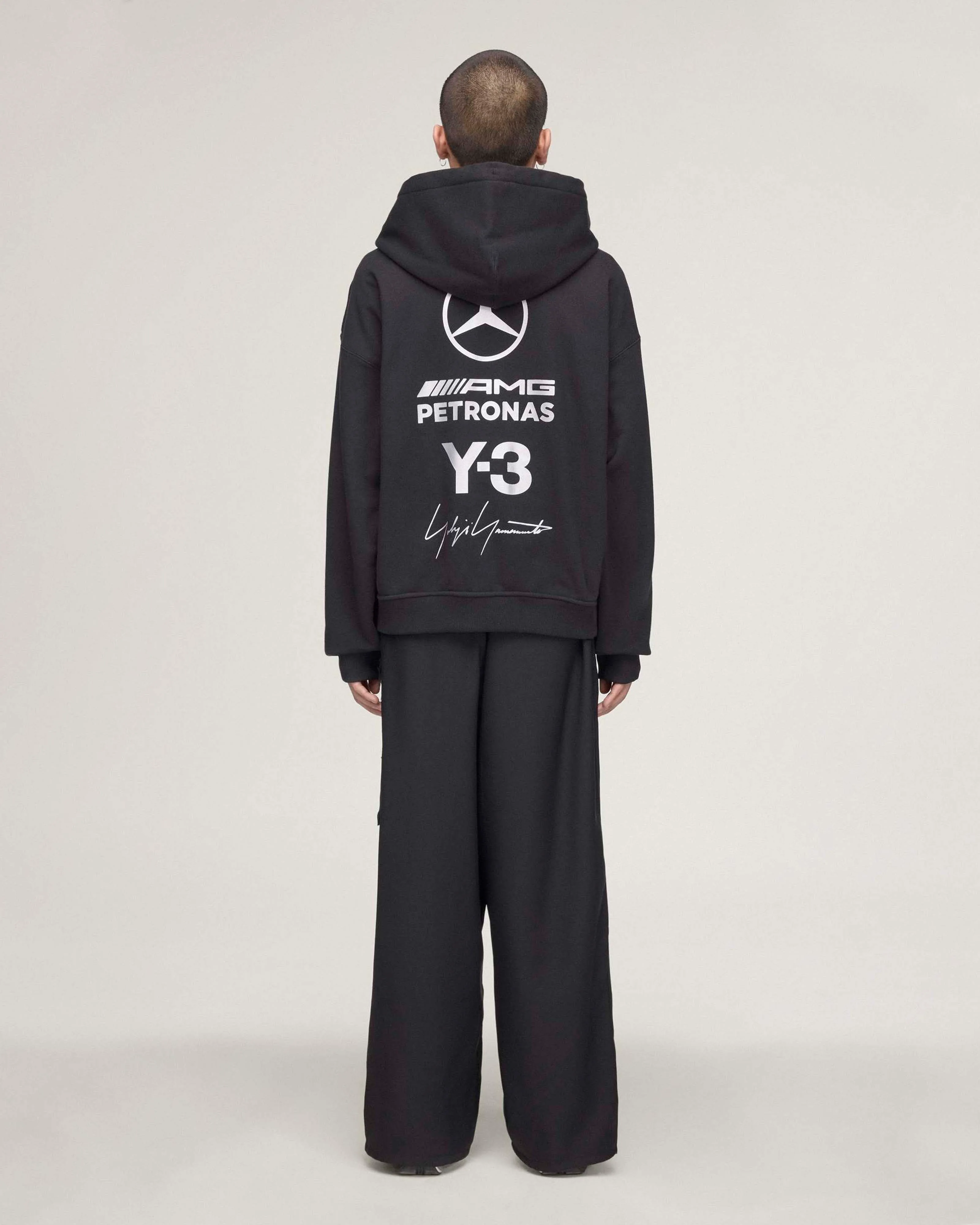 Y-3 Zip Hoody Black - Image 2