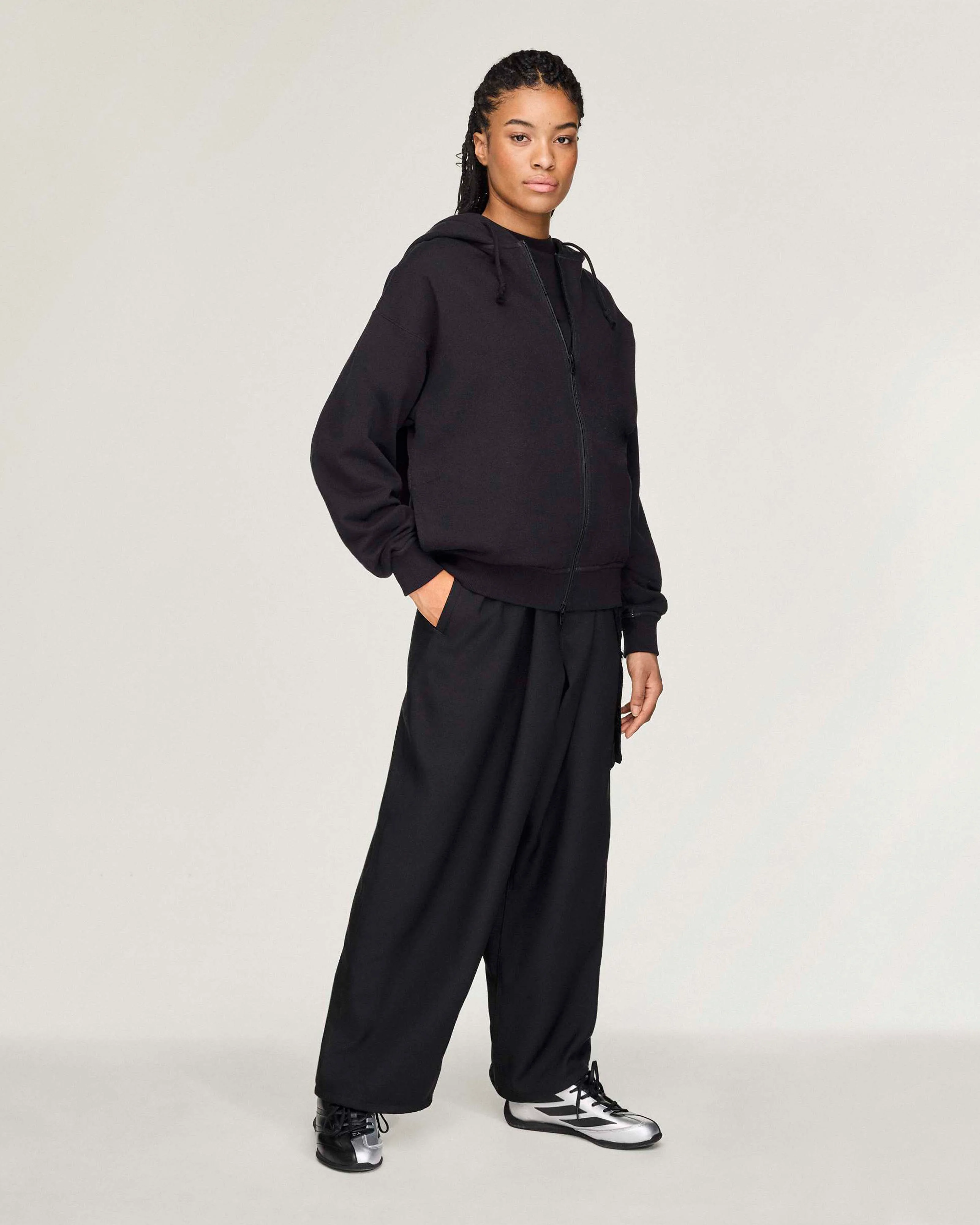 Y-3 Zip Hoody Black - Image 5