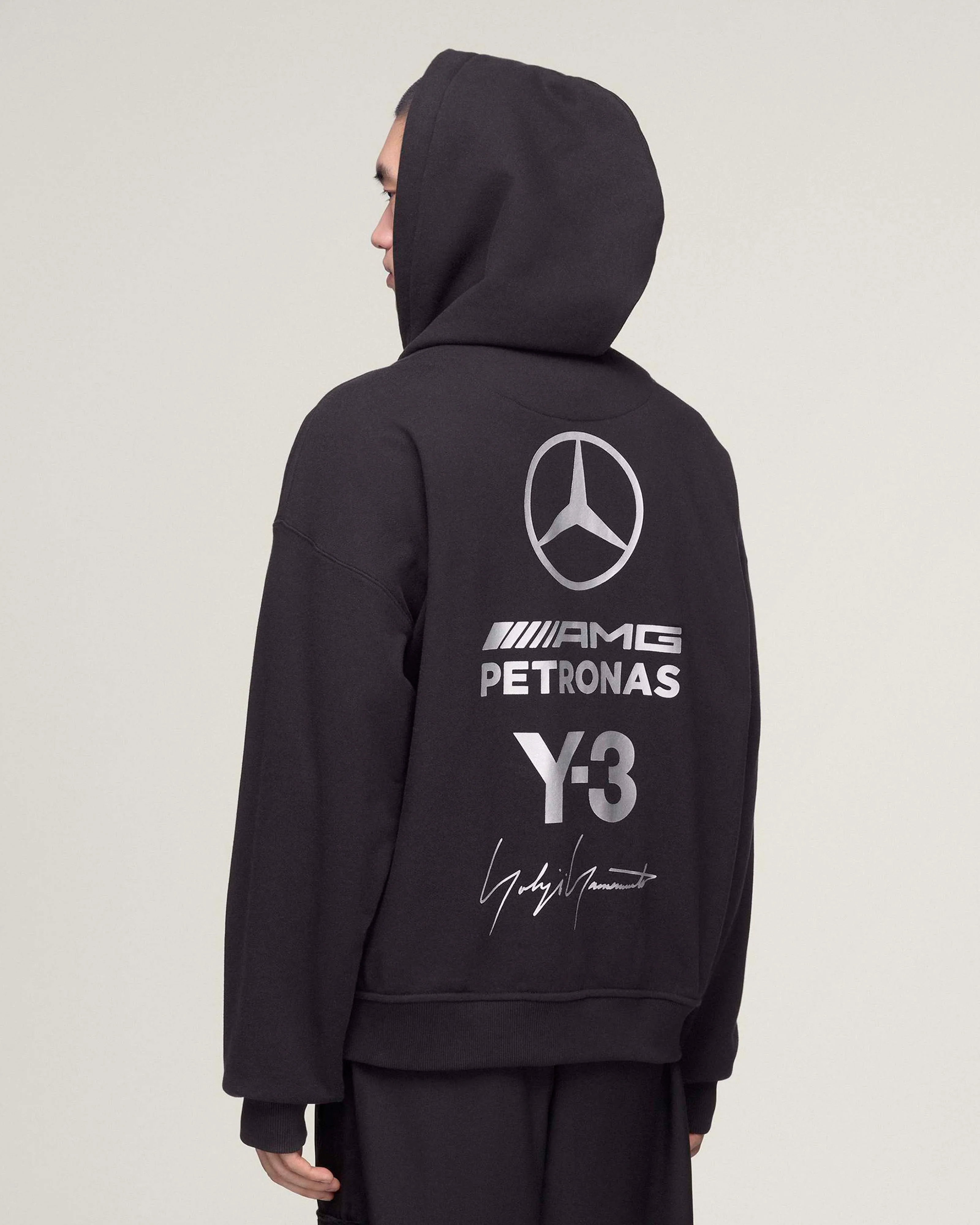 Y-3 Zip Hoody Black - Image 6