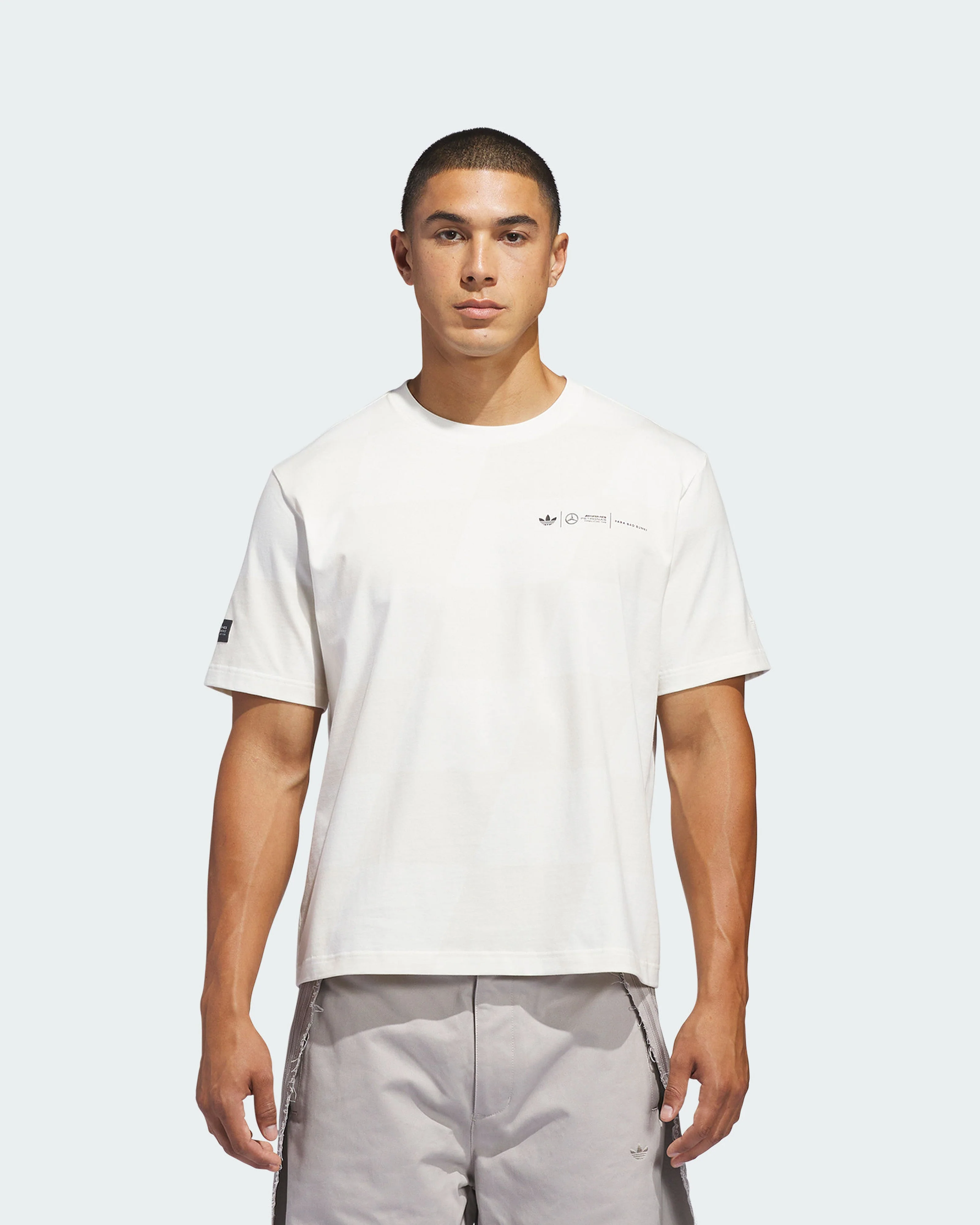 adidas para Bad Bunny x Mercedes-AMG F1 T-shirt White - Image 3
