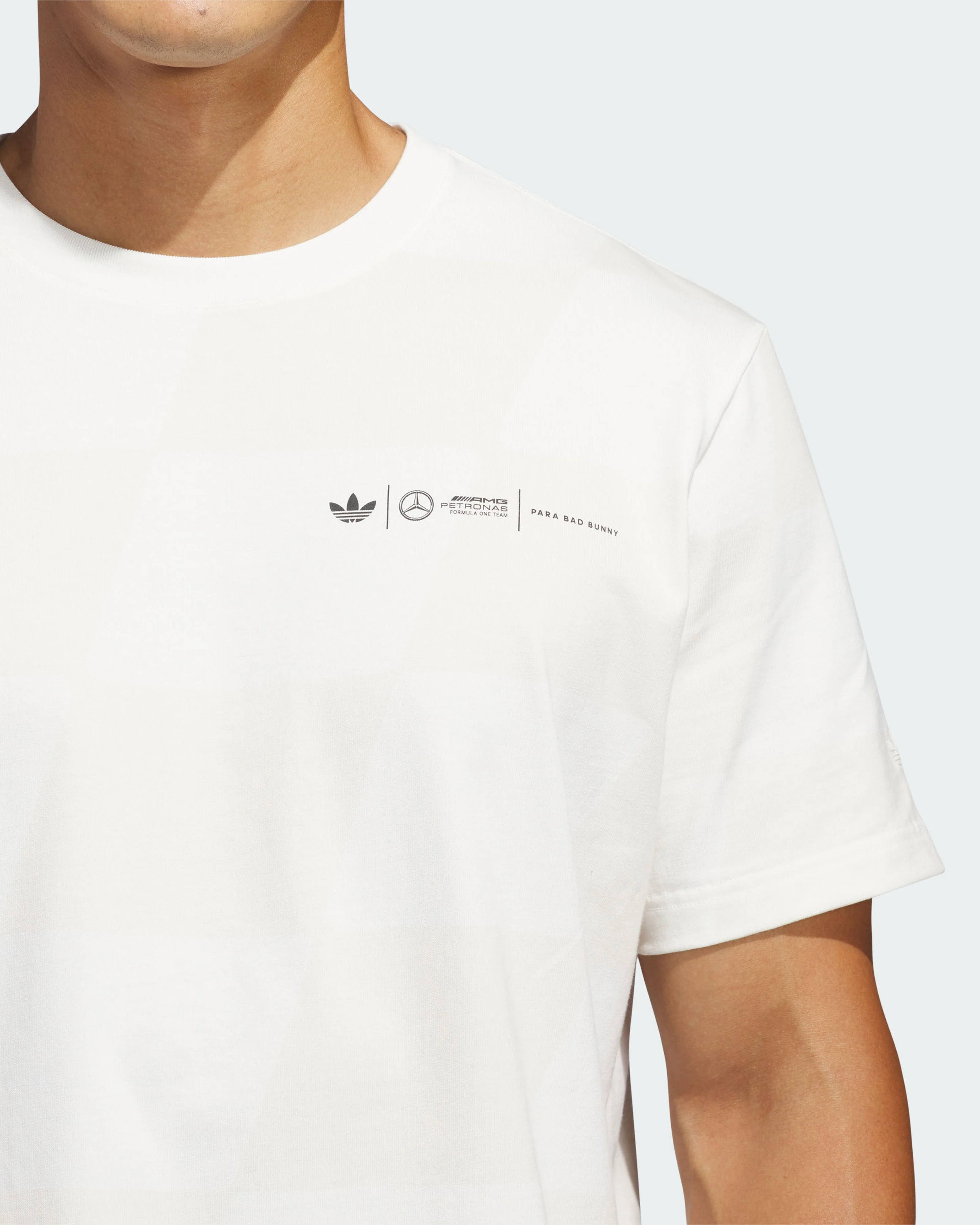 adidas para Bad Bunny x Mercedes-AMG F1 T-shirt White - Image 7