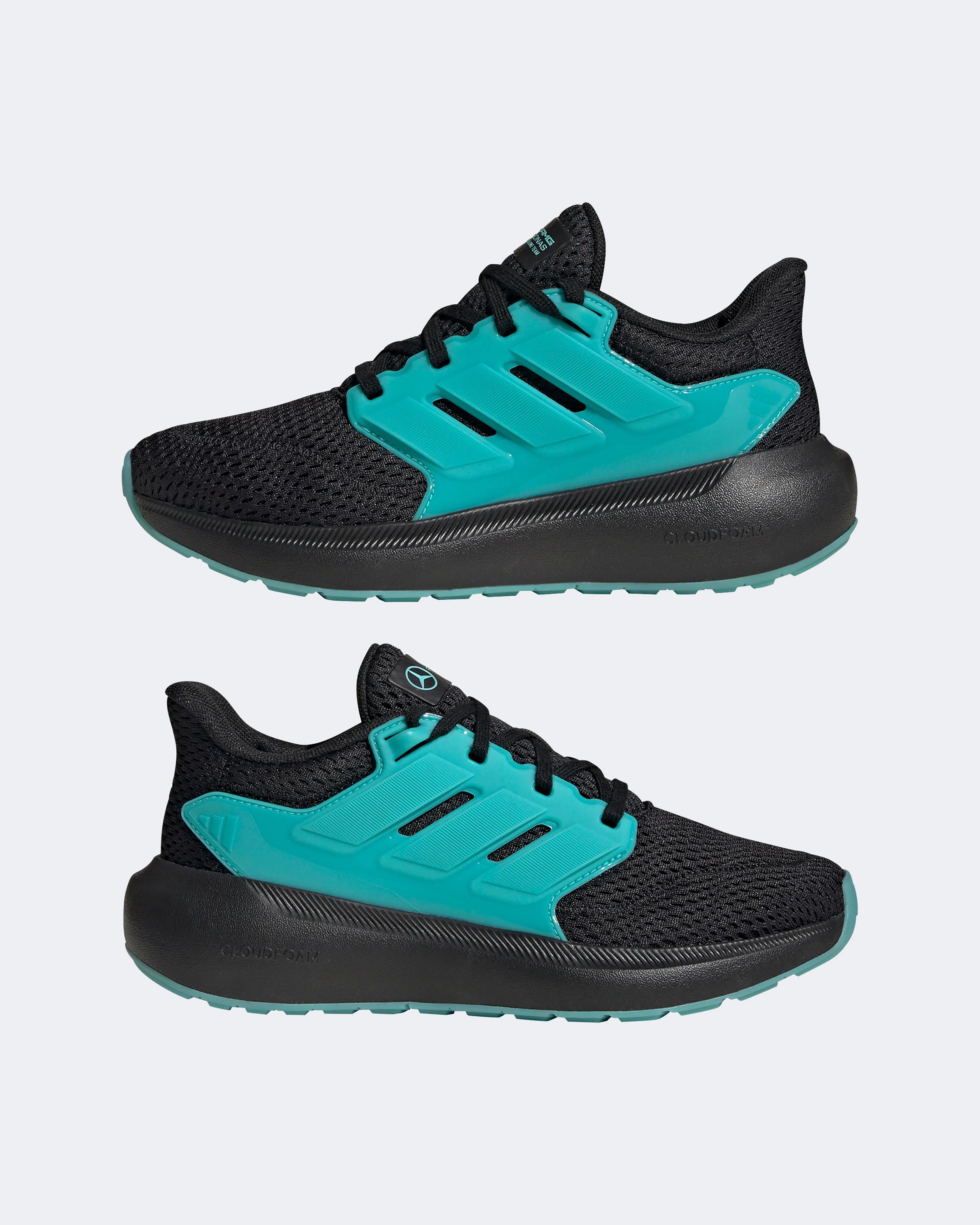Juniors Ultimashow 2.0 Shoes Black/Teal - Image 3