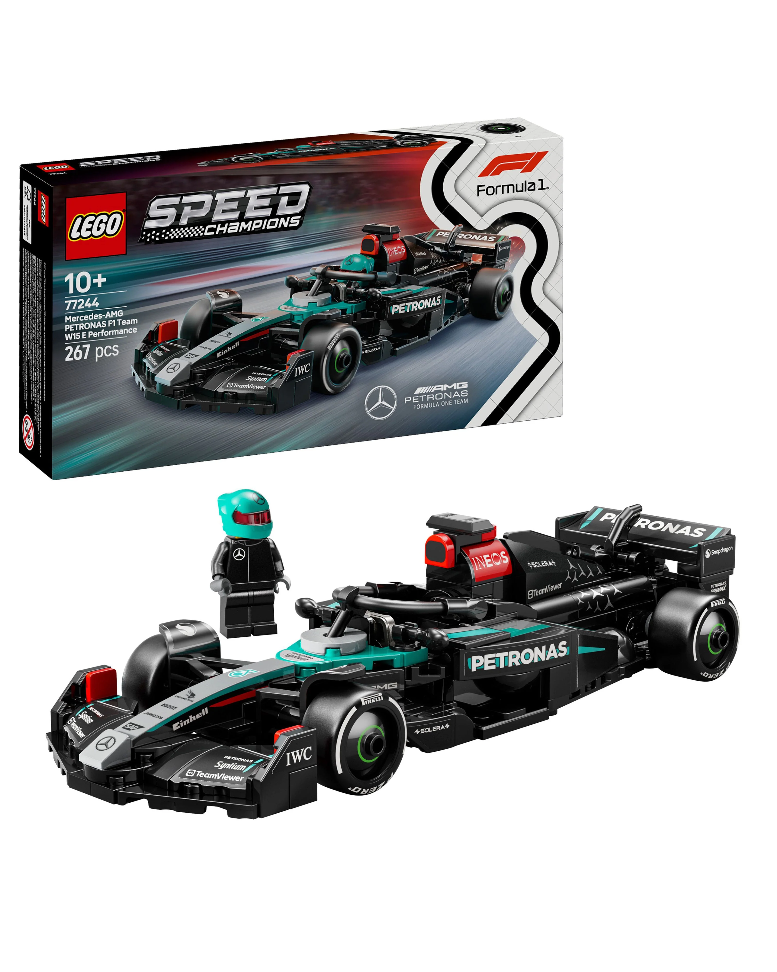 LEGO® Speed Champions Mercedes-AMG F1 W15 Race Car - Image 3