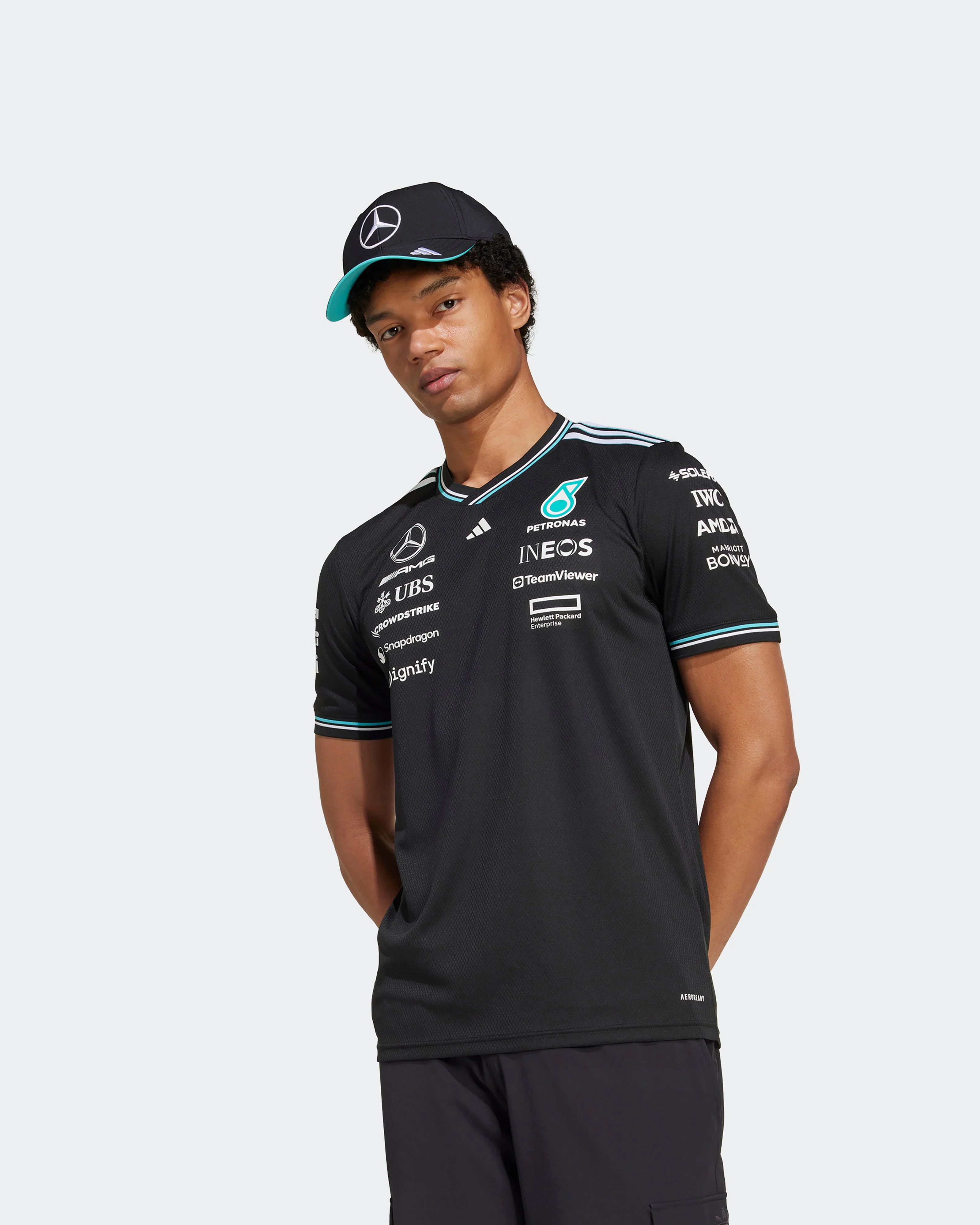 Mens 2025 Authentic Driver Tee Black - Image 5