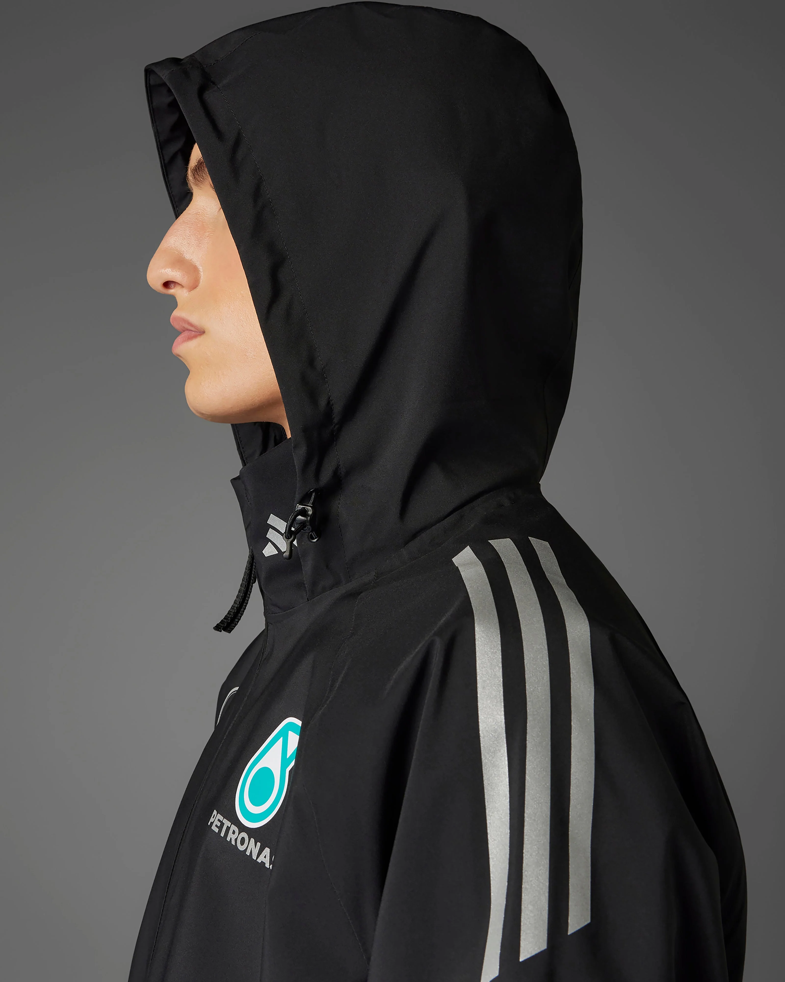 Mens 2025 Mechanics Rain Jacket Black - Image 3