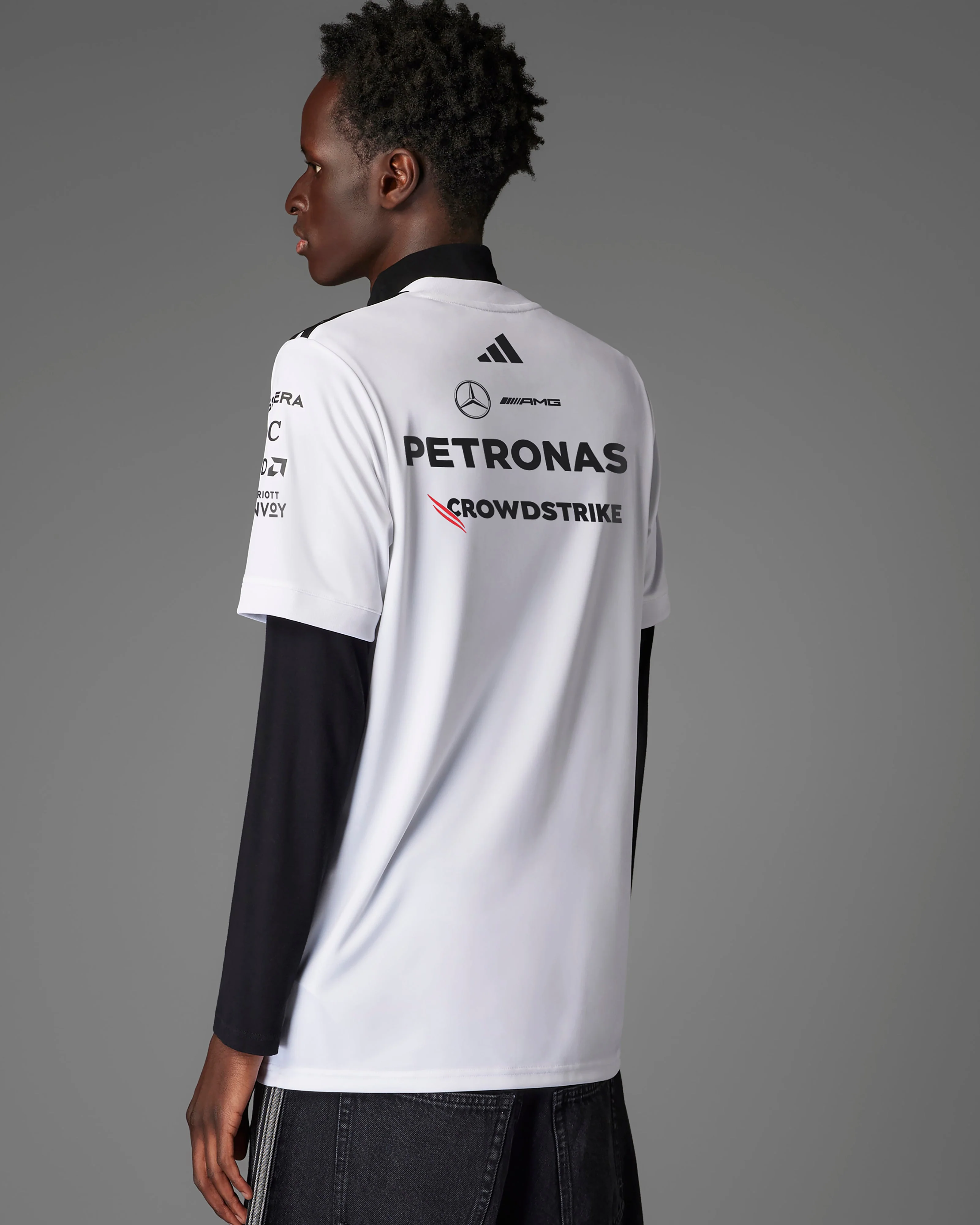 Mens 2025 Team Driver Tee White - Image 3