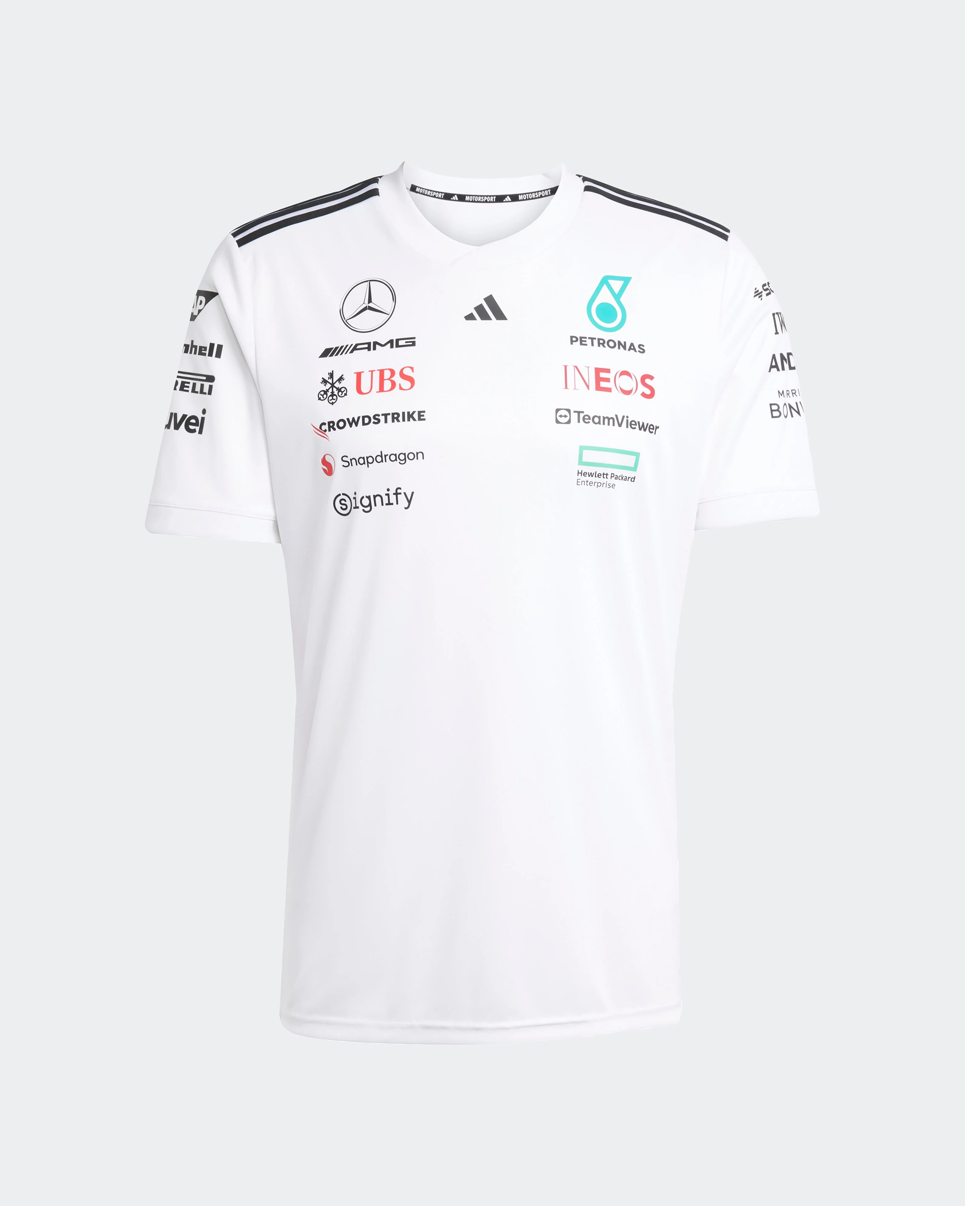 Mens 2025 Team Driver Tee White - Image 6