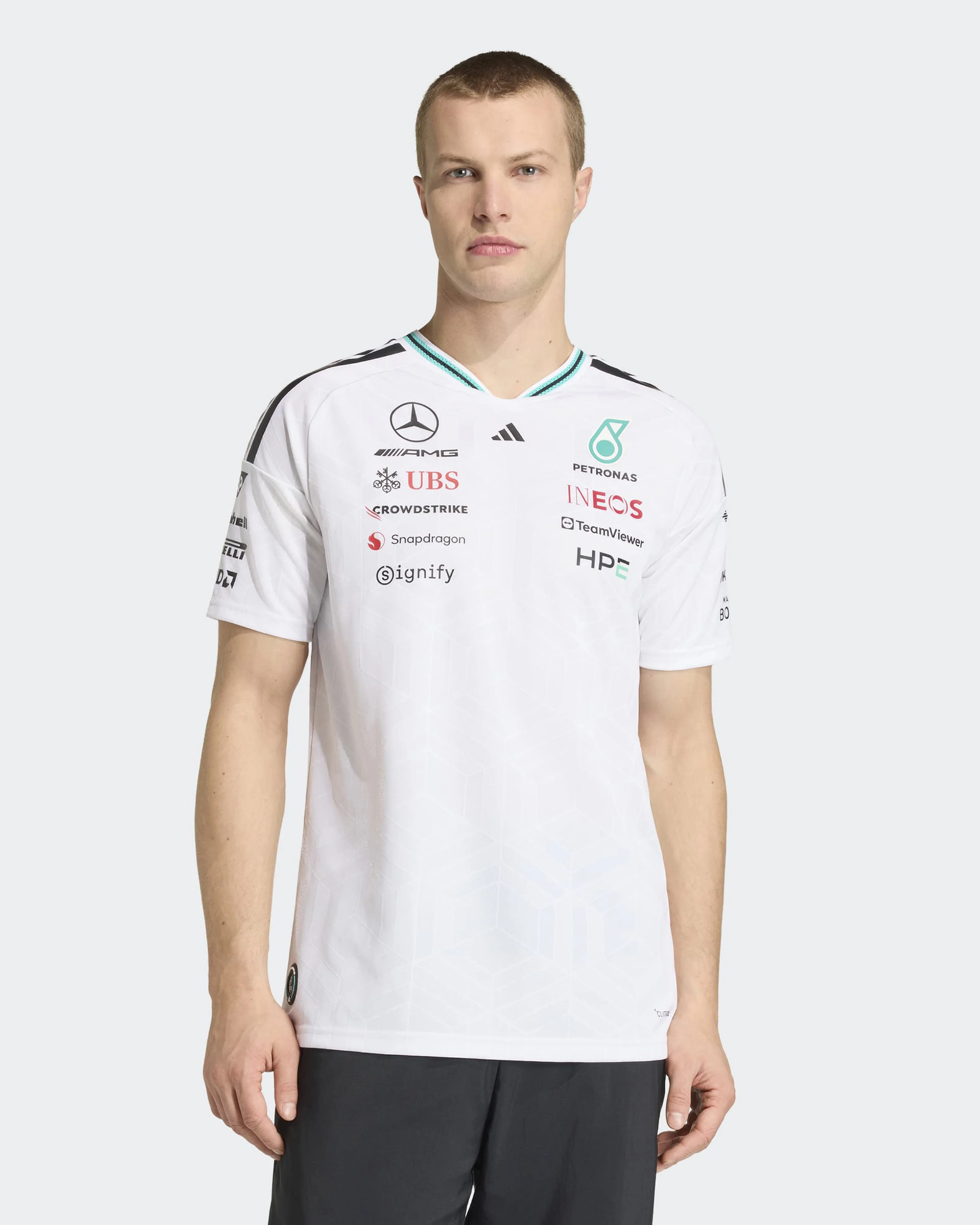 Mens 2026 Authentic Driver Tee White - Image 4