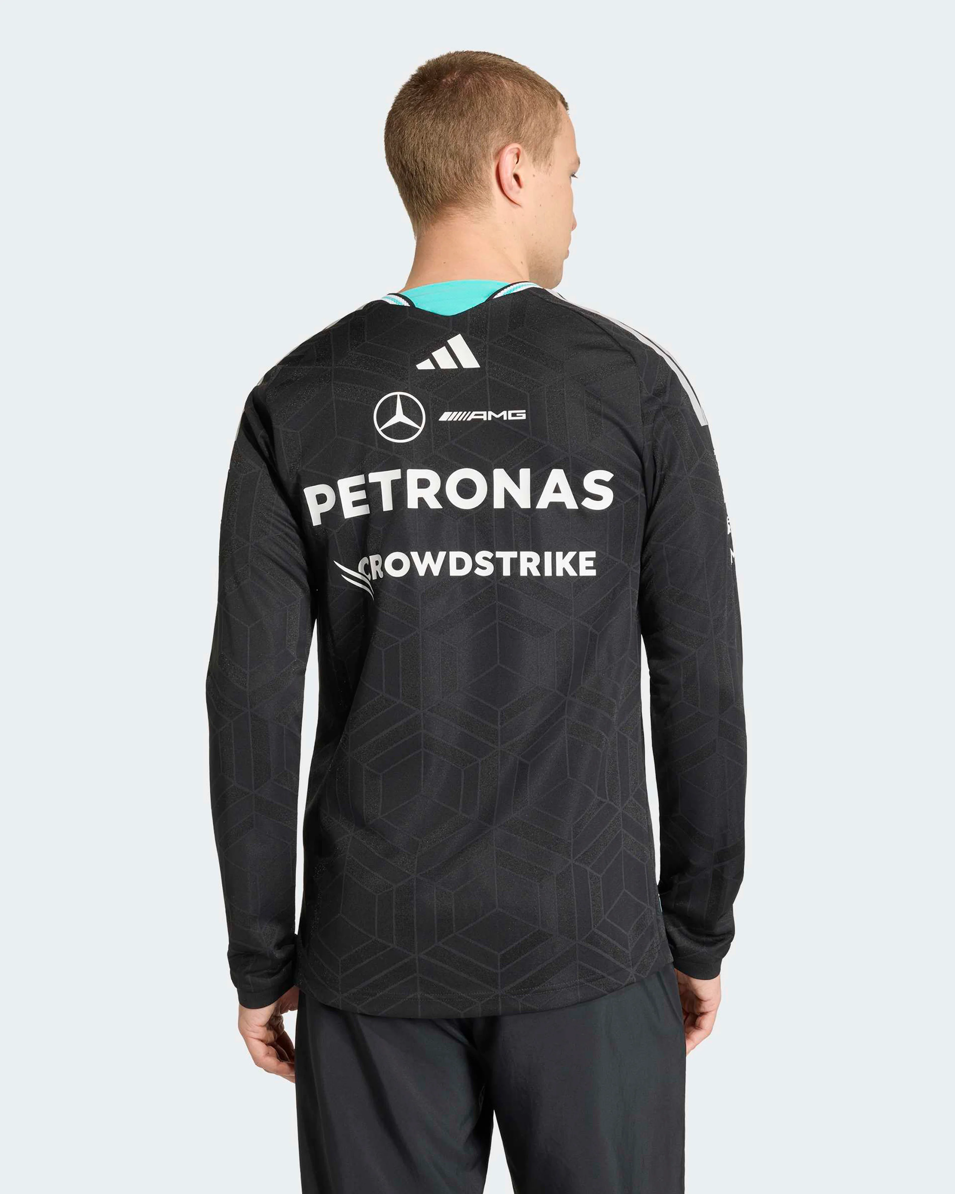 Mens 2026 Authentic Long-Sleeve Driver Tee Black - Image 4