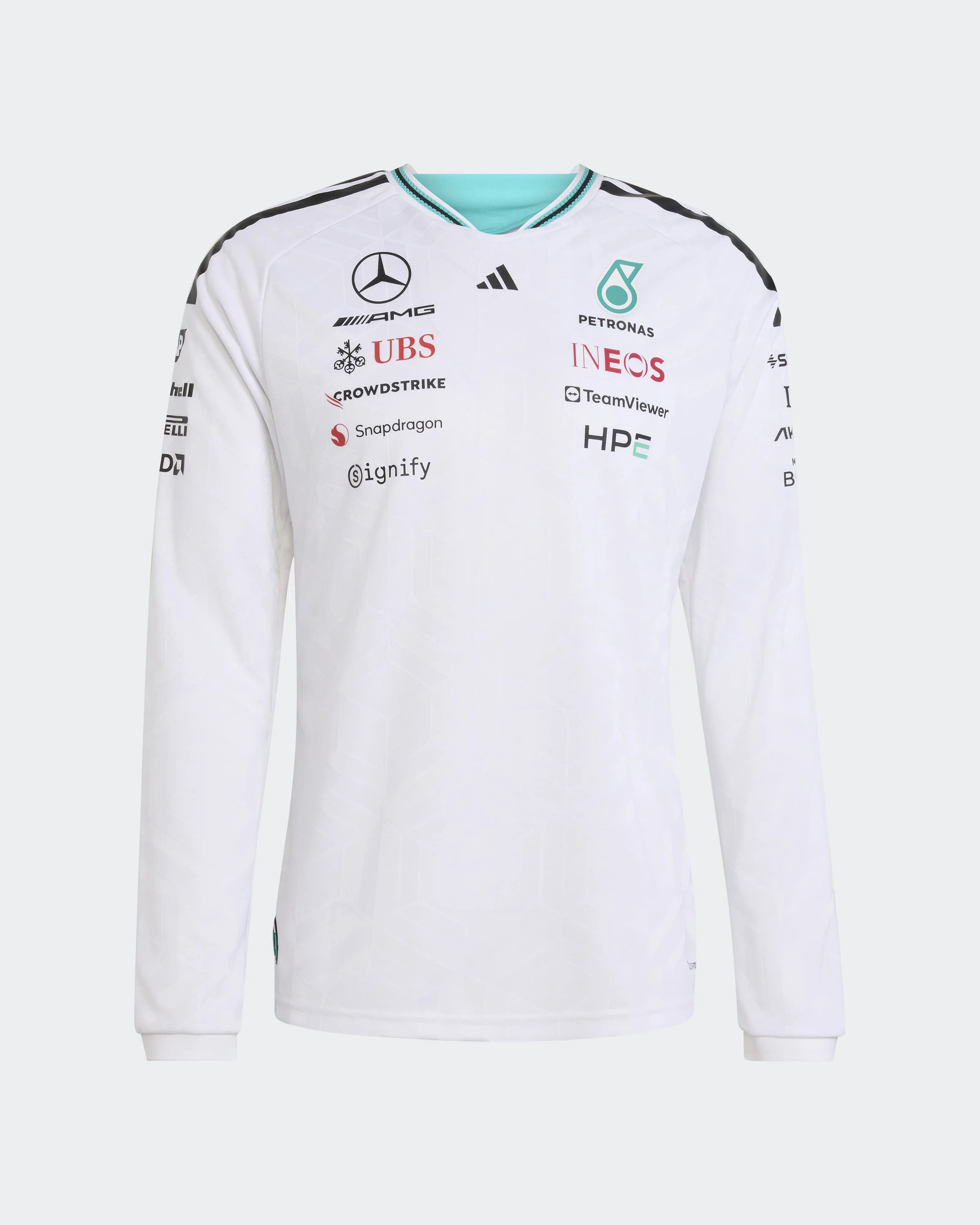 Mens 2026 Authentic Long-Sleeve Driver Tee White - Image 7