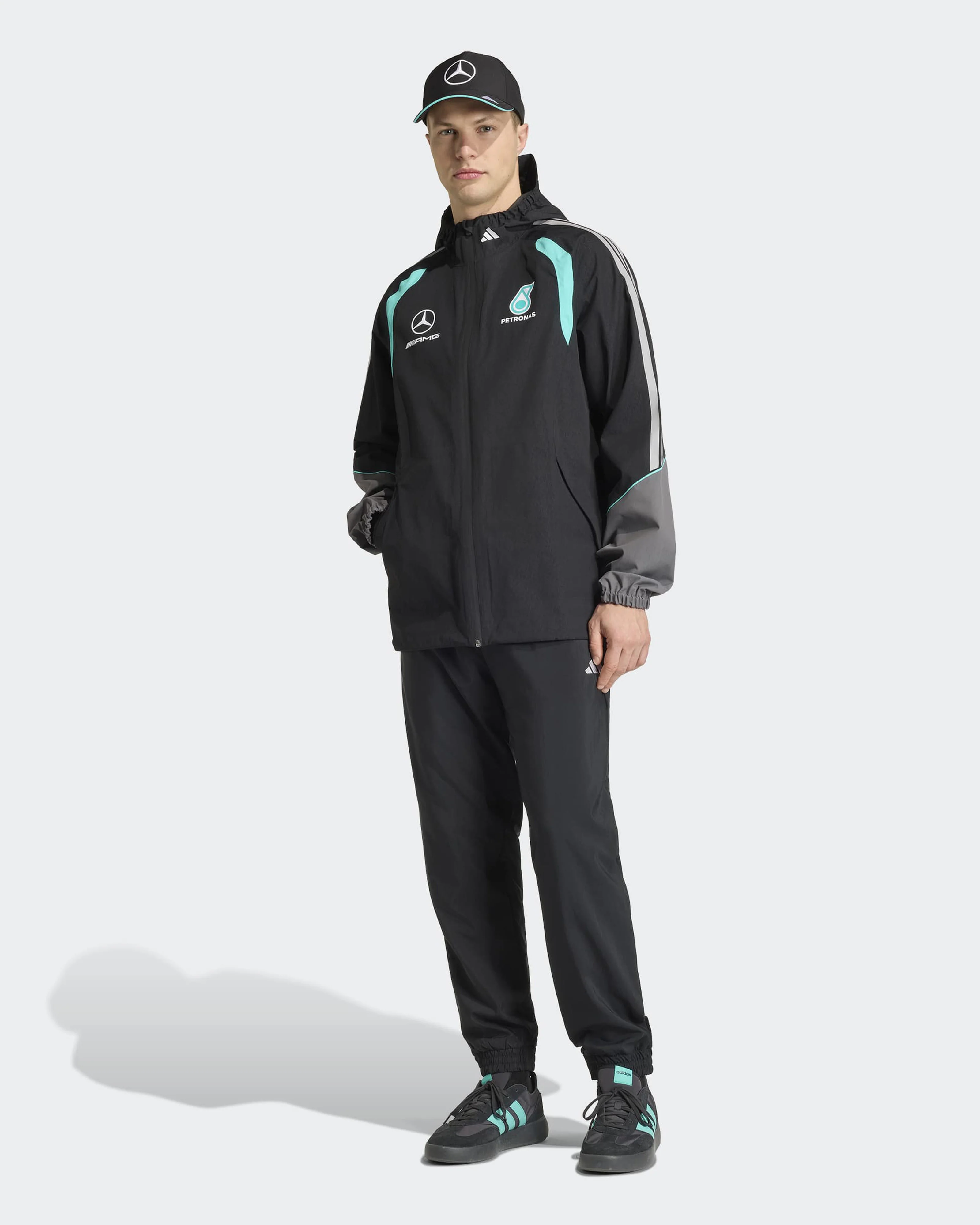 Mens 2026 Mechanics Rain Jacket Black - Image 3