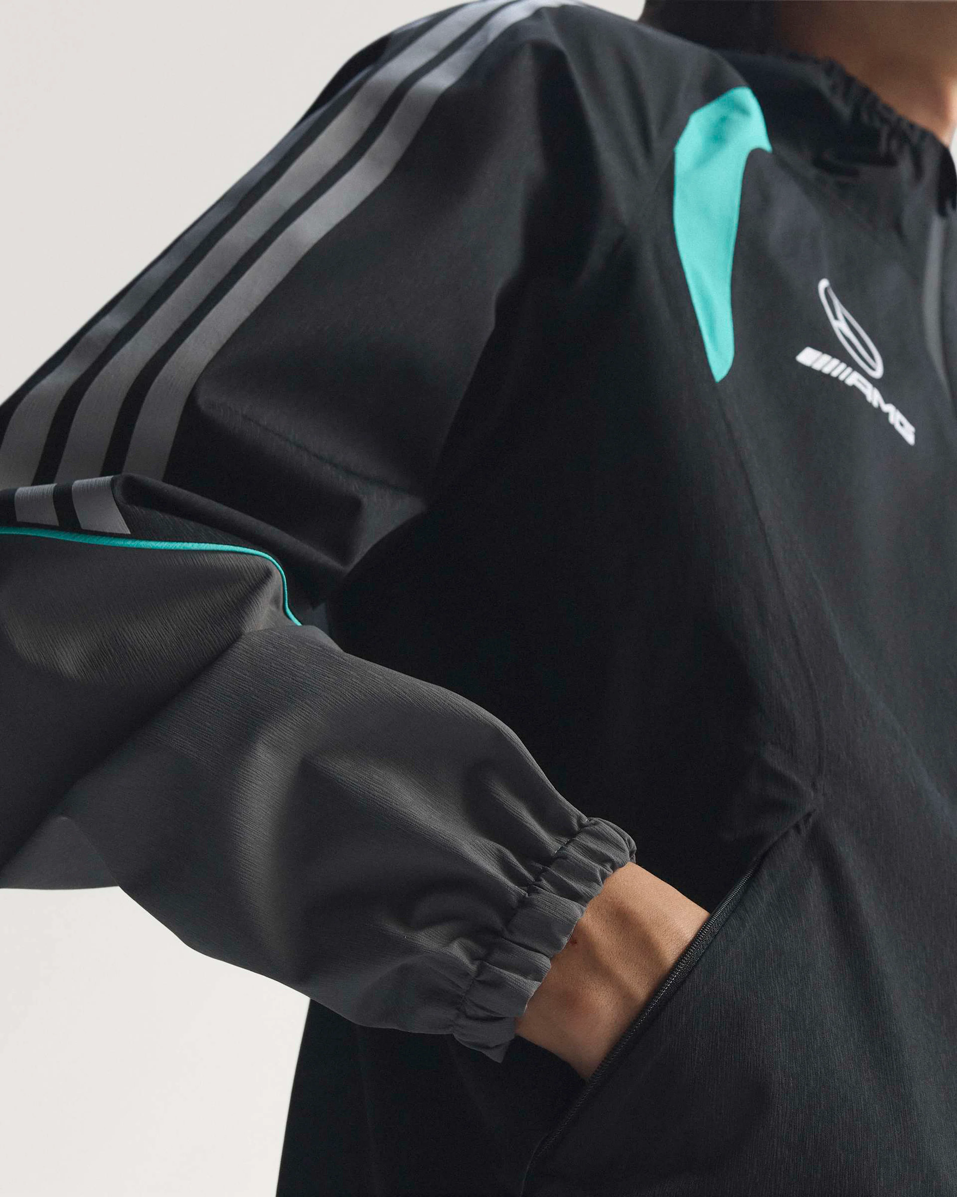 Mens 2026 Mechanics Rain Jacket Black - Image 5