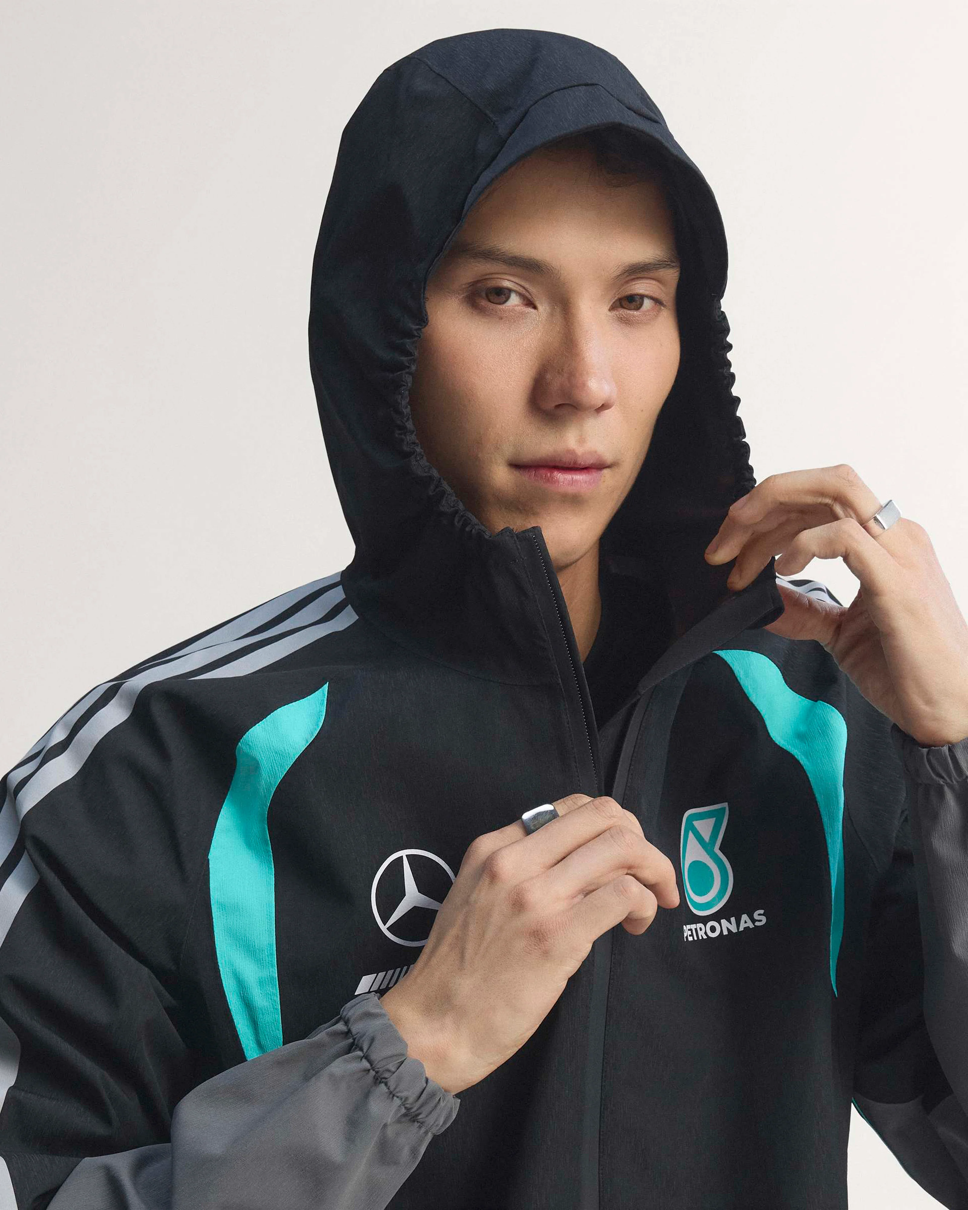 Mens 2026 Mechanics Rain Jacket Black - Image 7