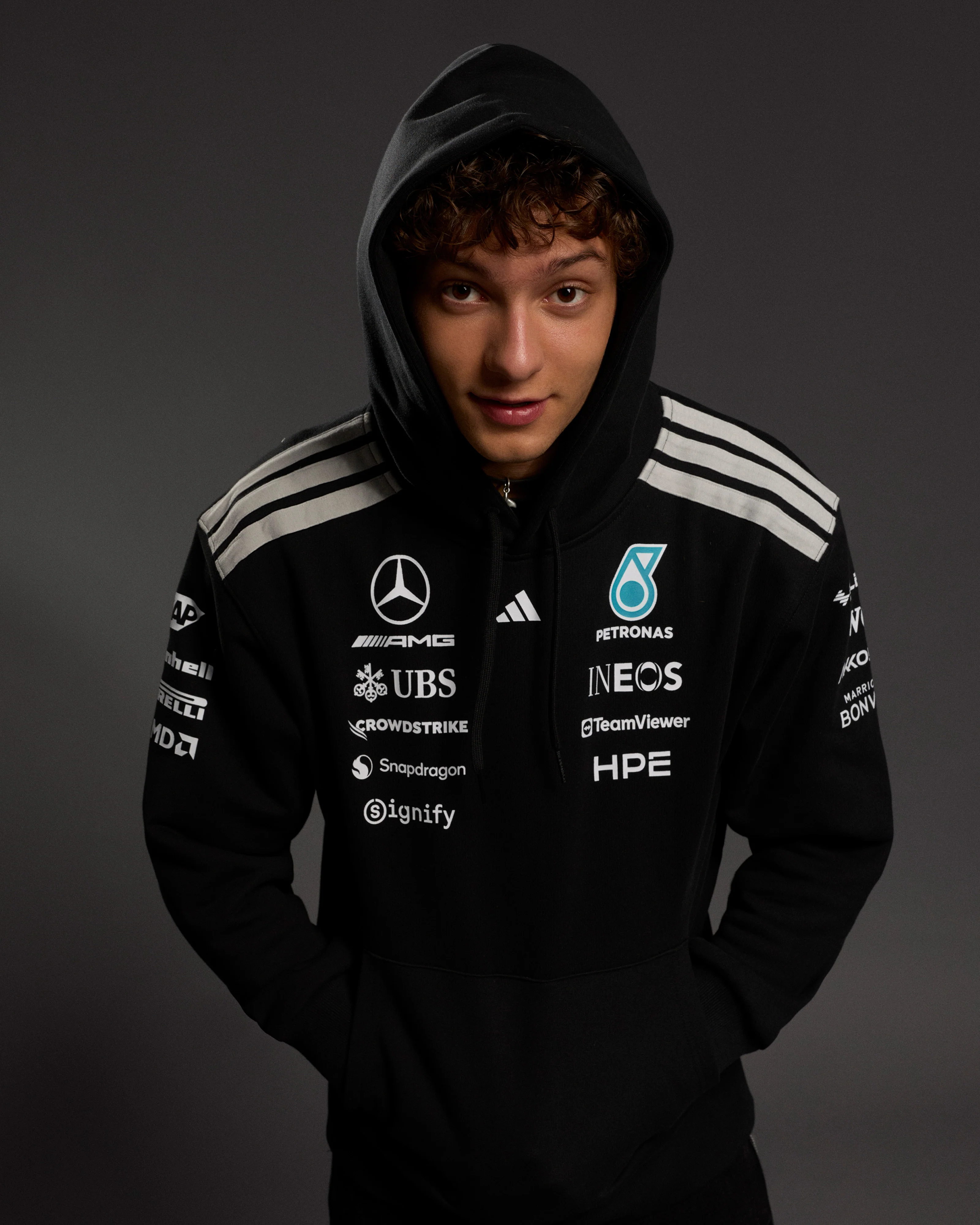 Mens 2026 Team Hoody Black - Image 3