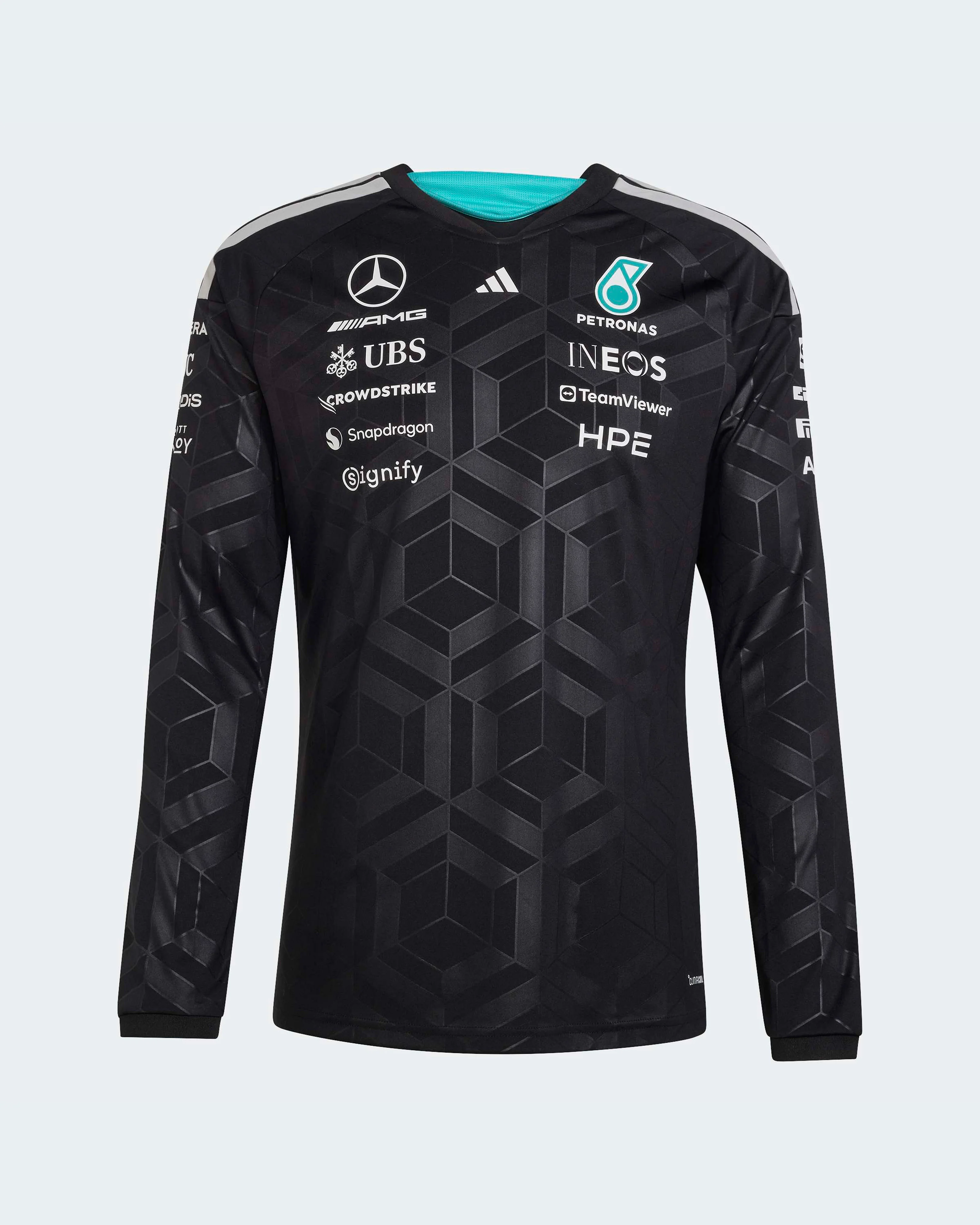 Mens 2026 Team Long-Sleeve Driver Tee Black - Image 6