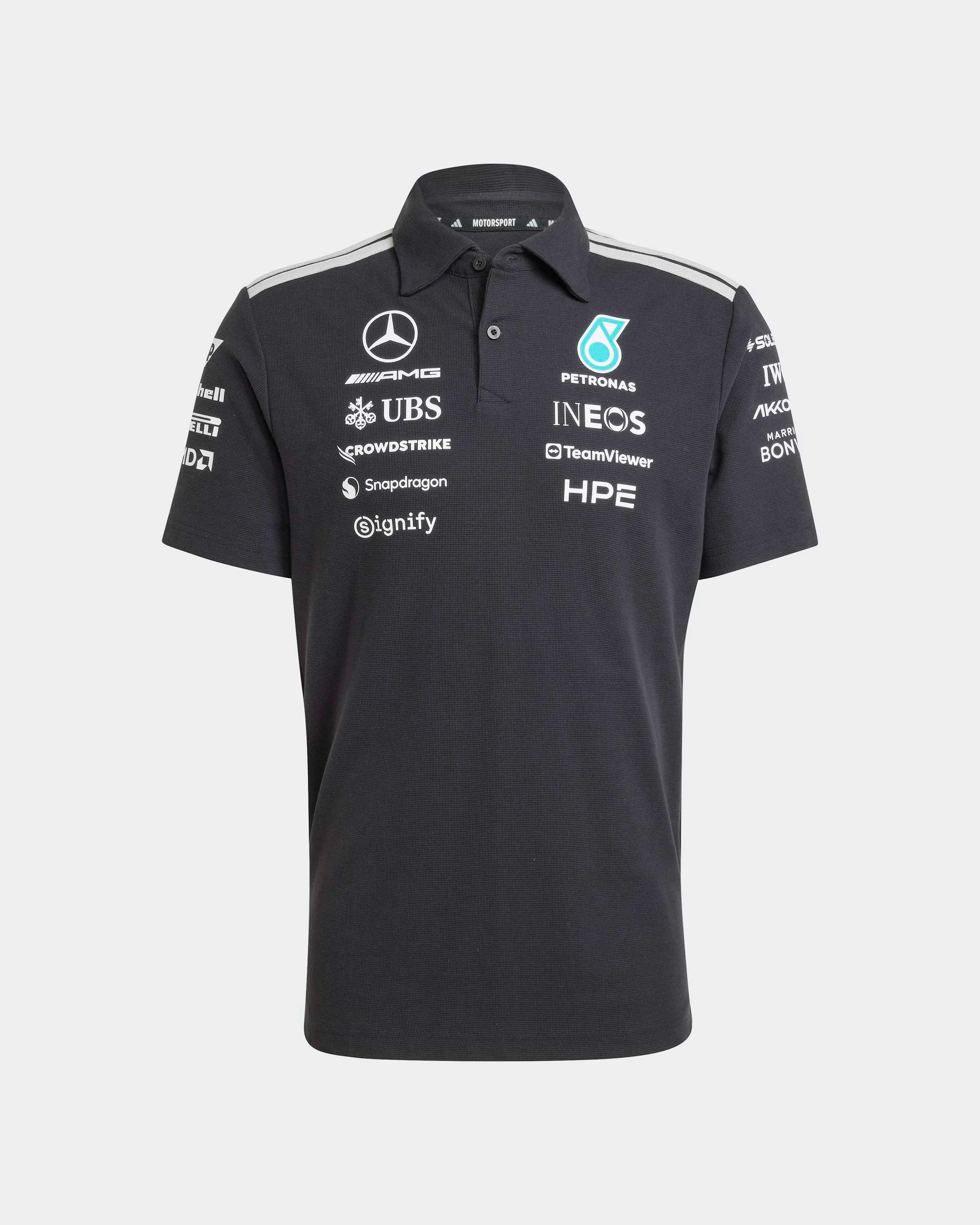 Mens 2026 Team Polo Black - Image 6