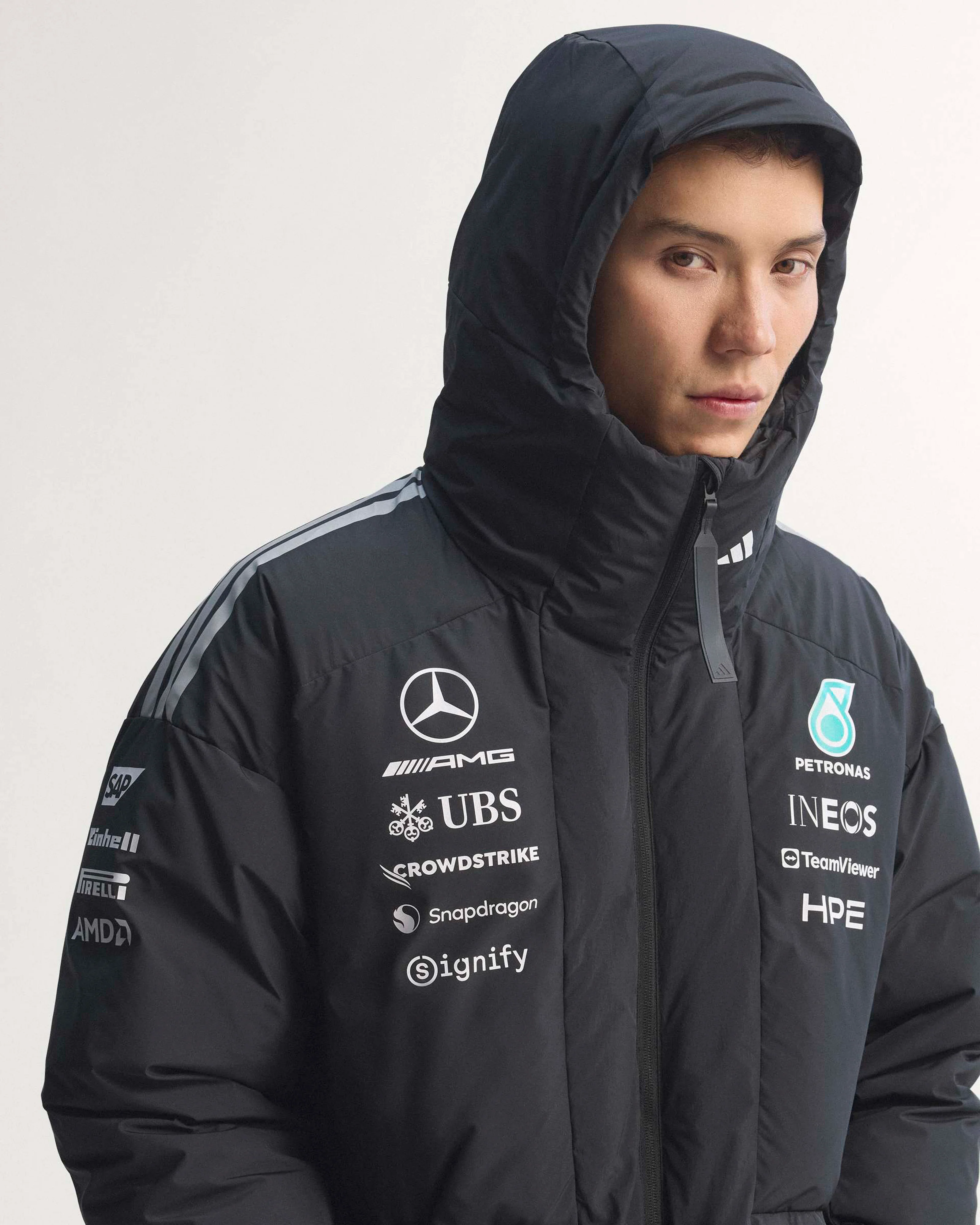 Mens 2026 Team Winter Jacket Black - Image 7