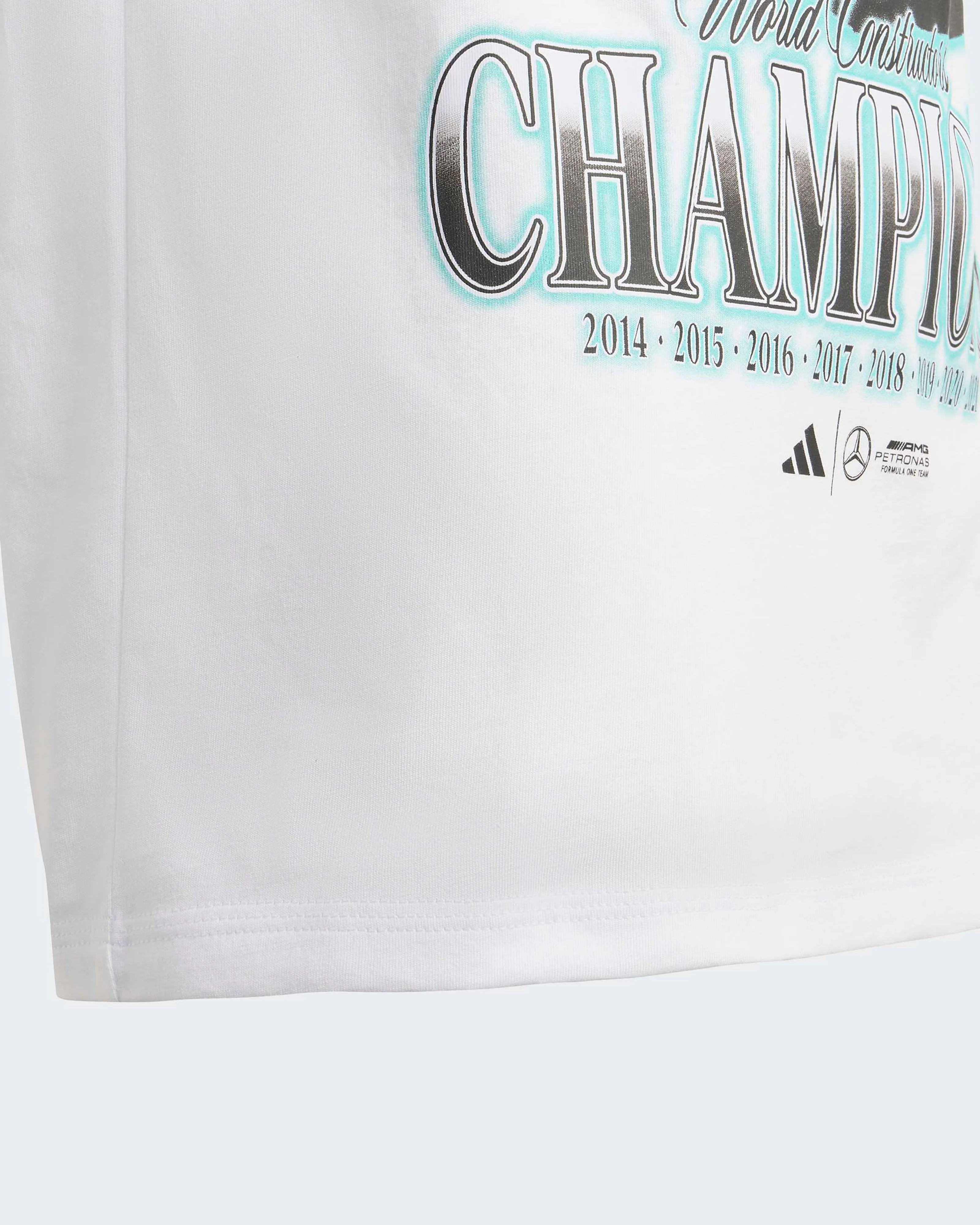 Mens Champions Graphic T-shirt White - Image 3