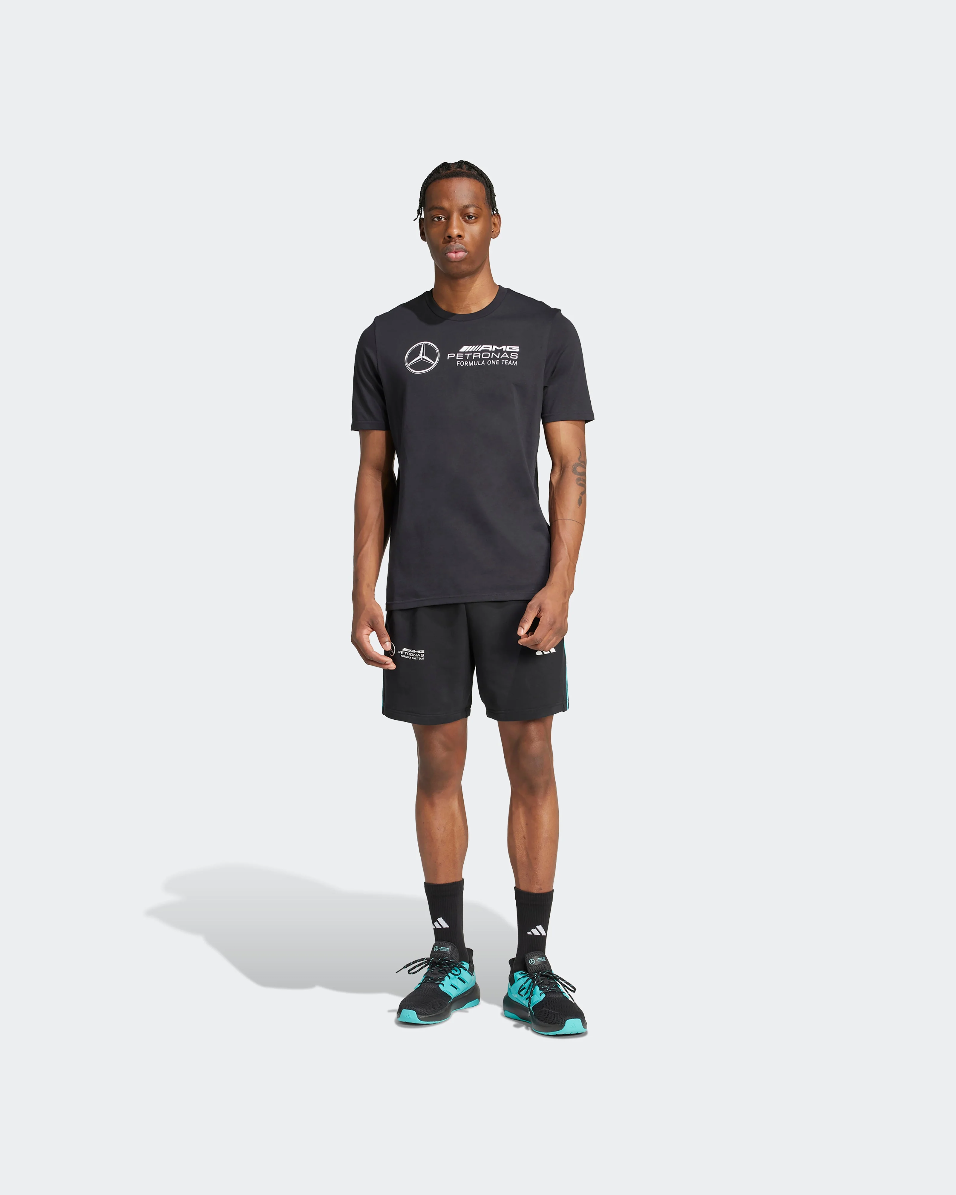 Mens DNA Graphic T-Shirt Black - Image 3