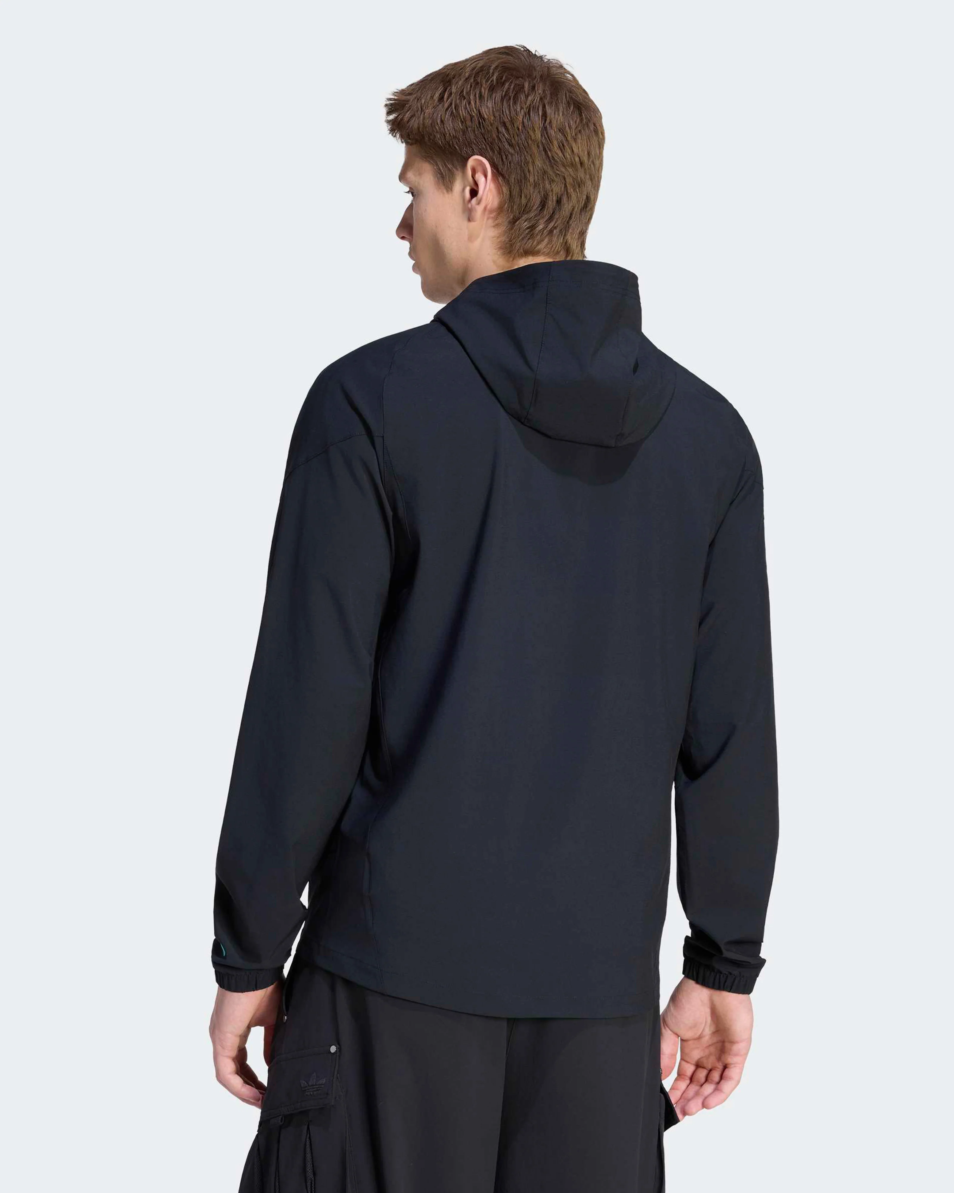 Mens Lights Out Vis Tech Jacket Black - Image 2