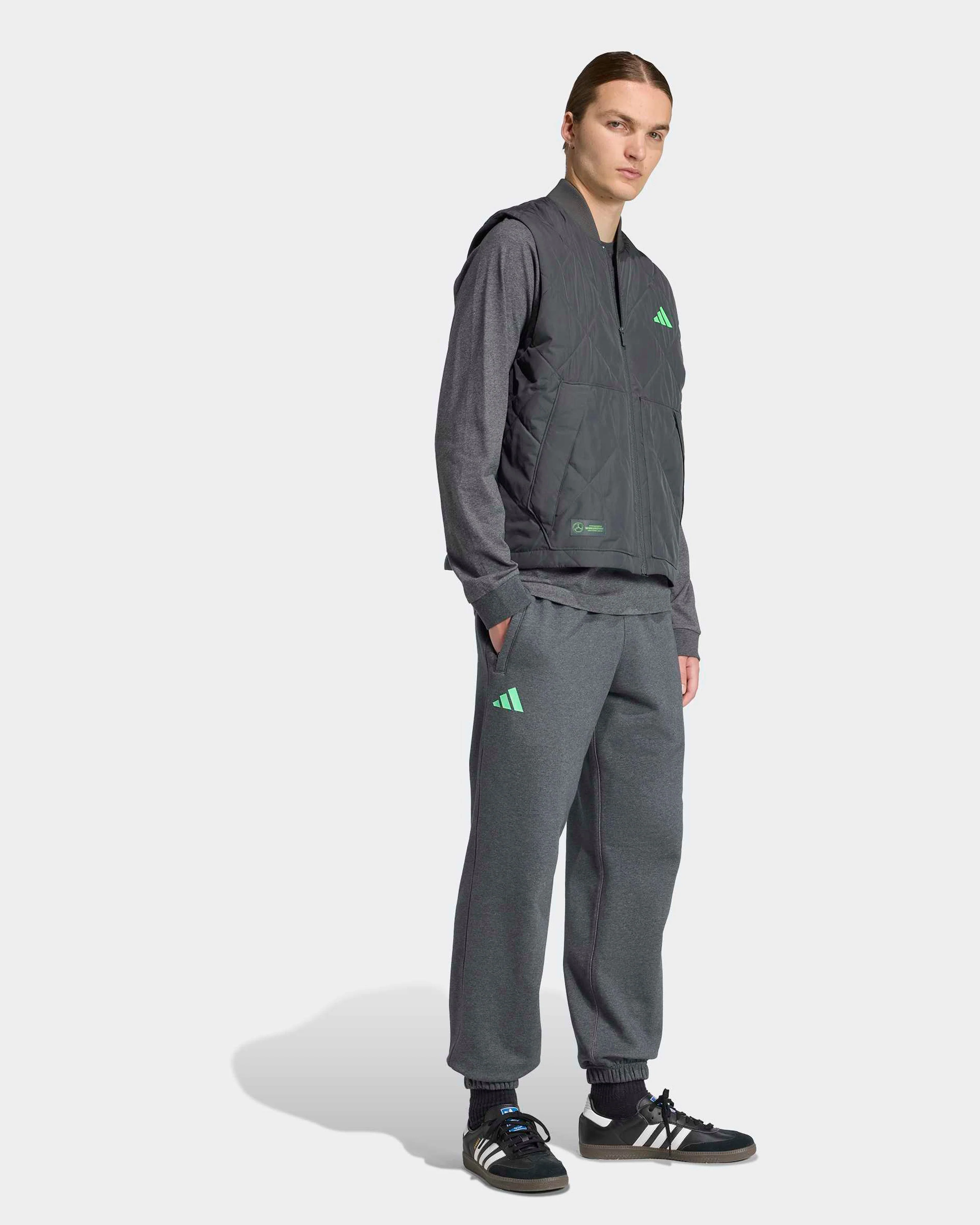 Mens Premium Sweat Vest Grey - Image 3