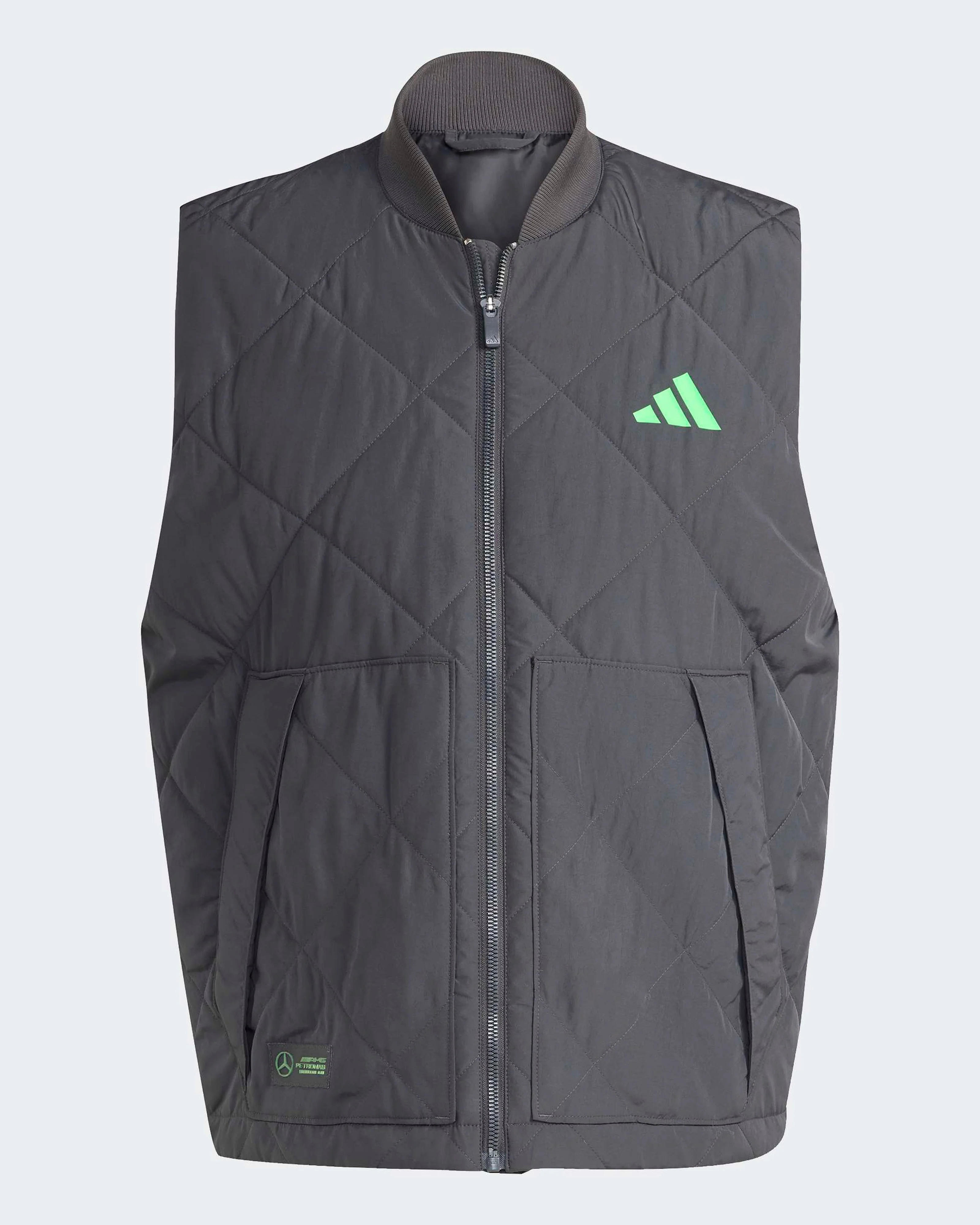 Mens Premium Sweat Vest Grey - Image 6
