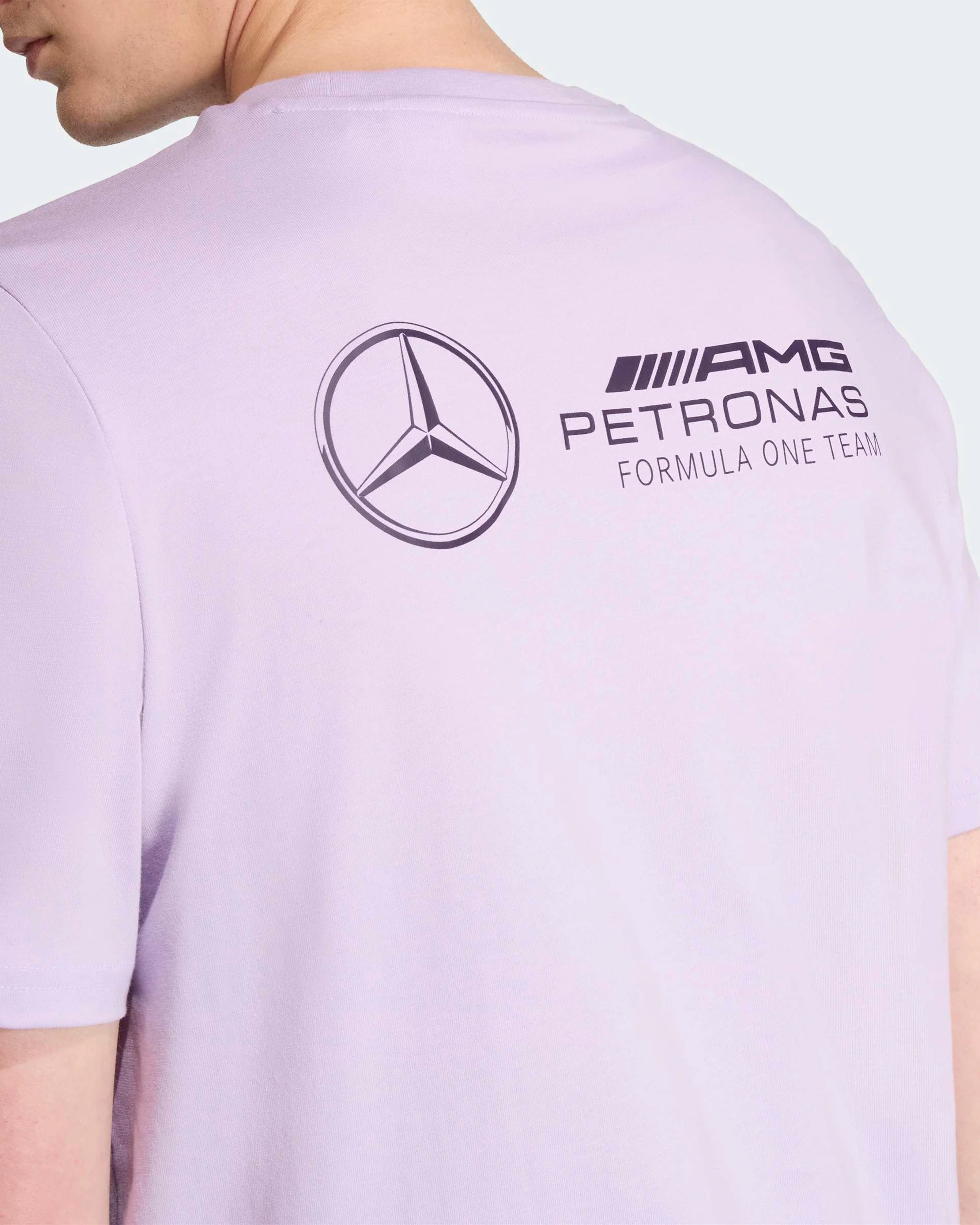 Mens Premium Woven Graphic T-shirt Purple - Image 4