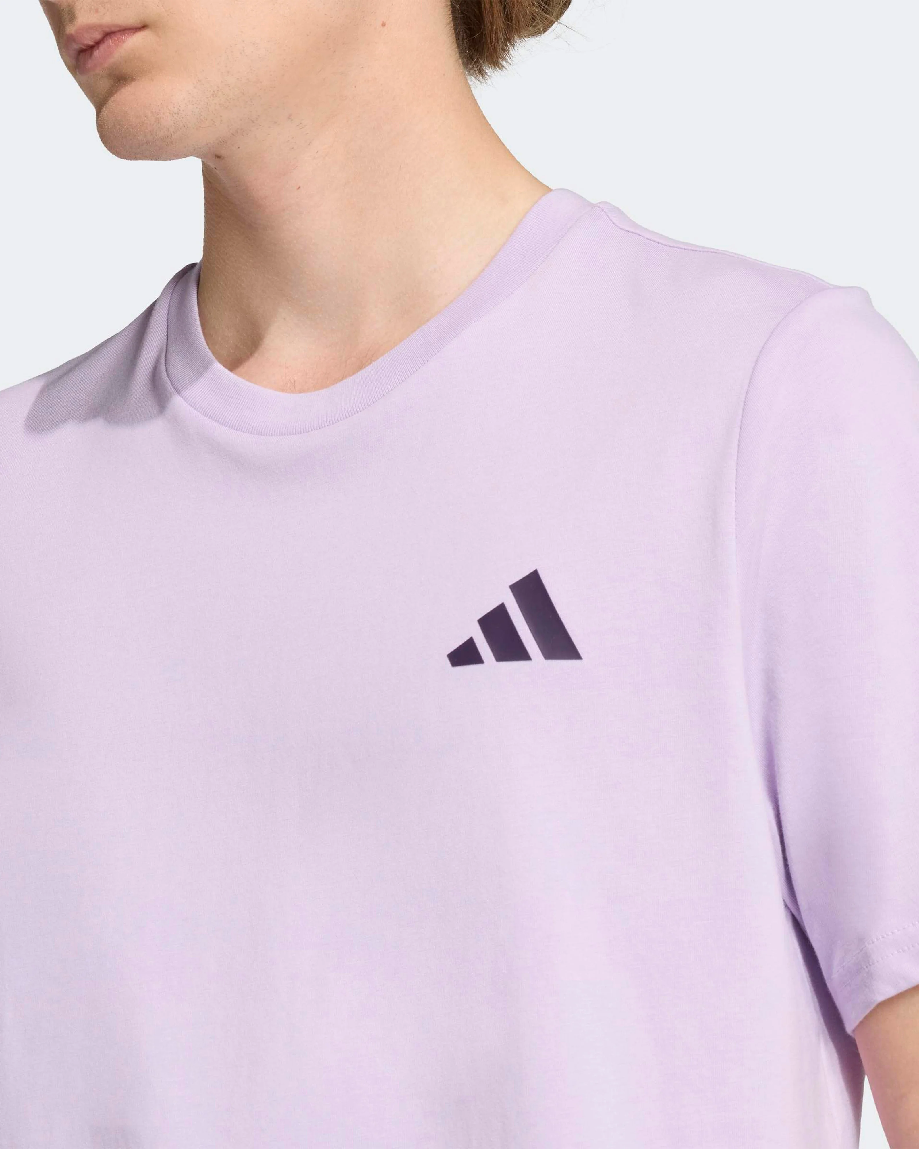 Mens Premium Woven Graphic T-shirt Purple - Image 5