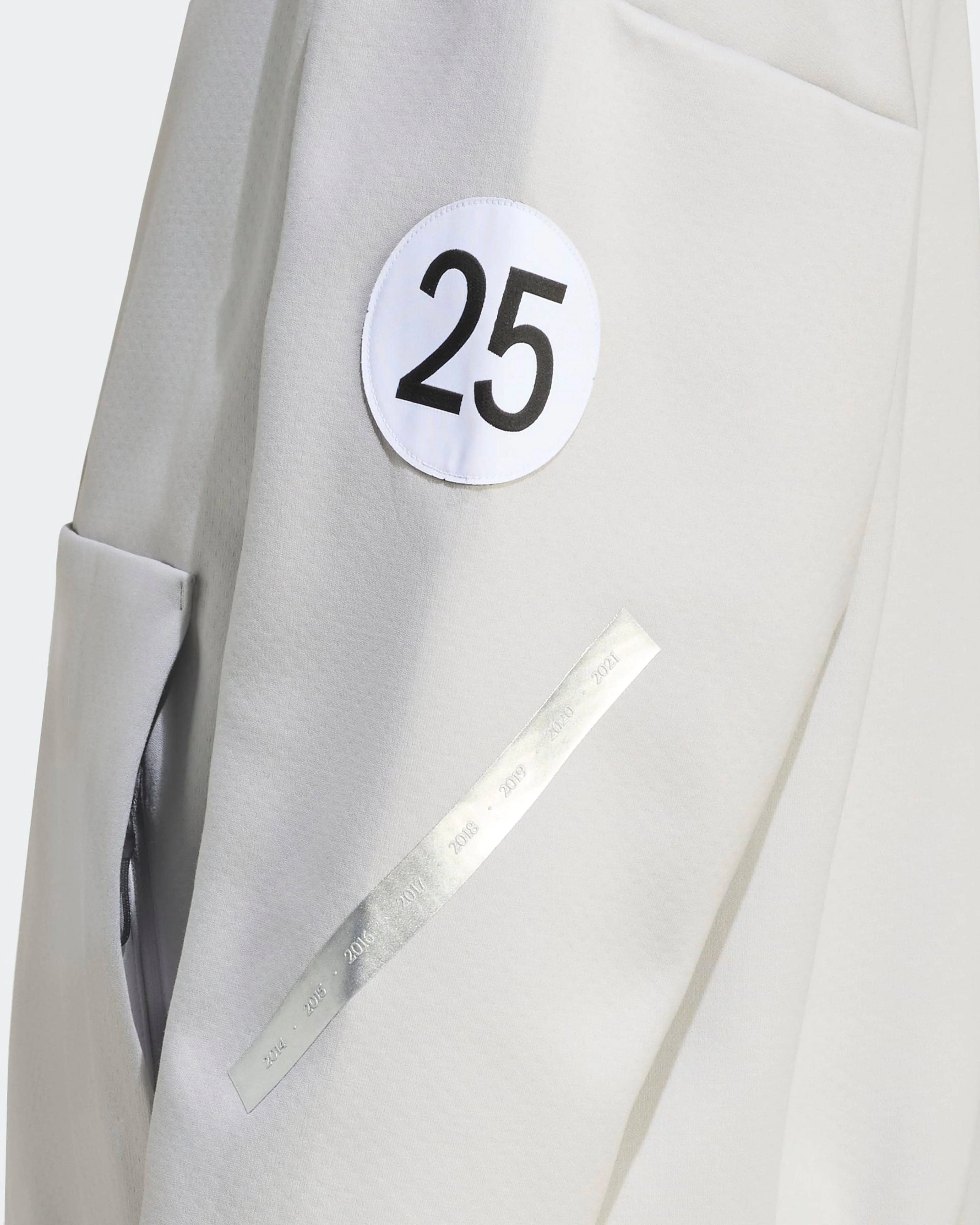 Mens Silver Arrows Full-Zip Hoody Grey - Image 6