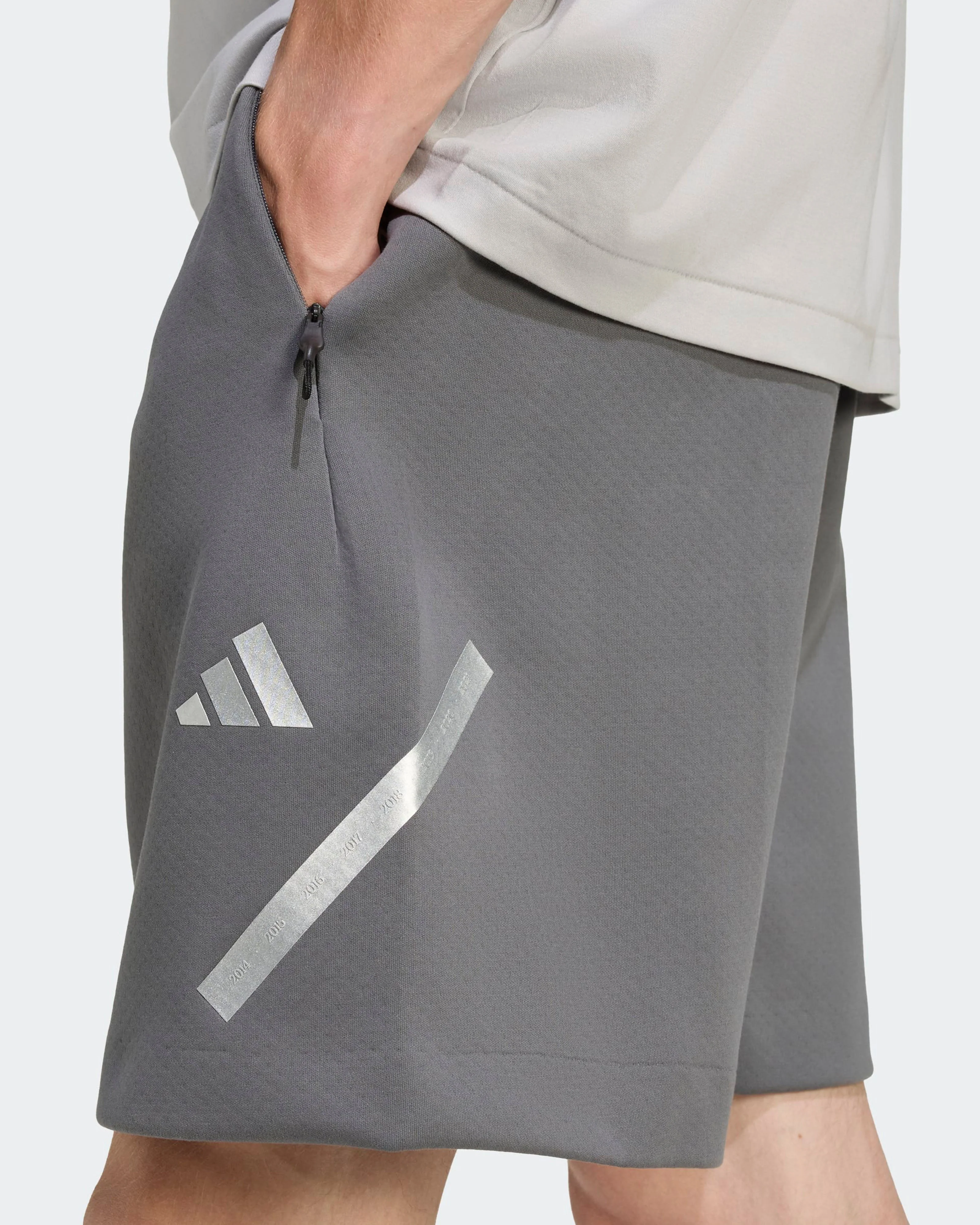 Mens Silver Arrows Shorts Grey - Image 6
