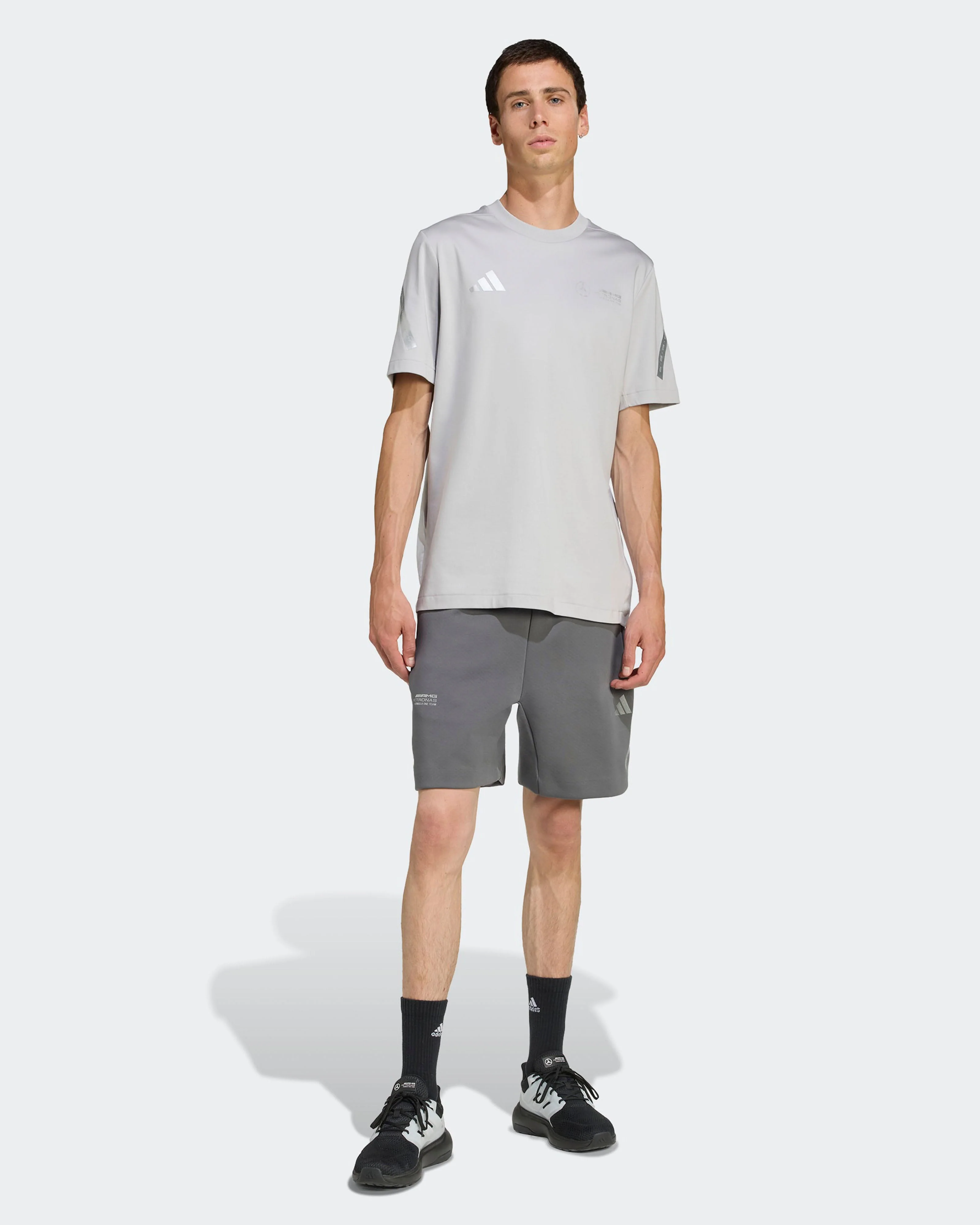 Mens Silver Arrows T-shirt Grey - Image 3