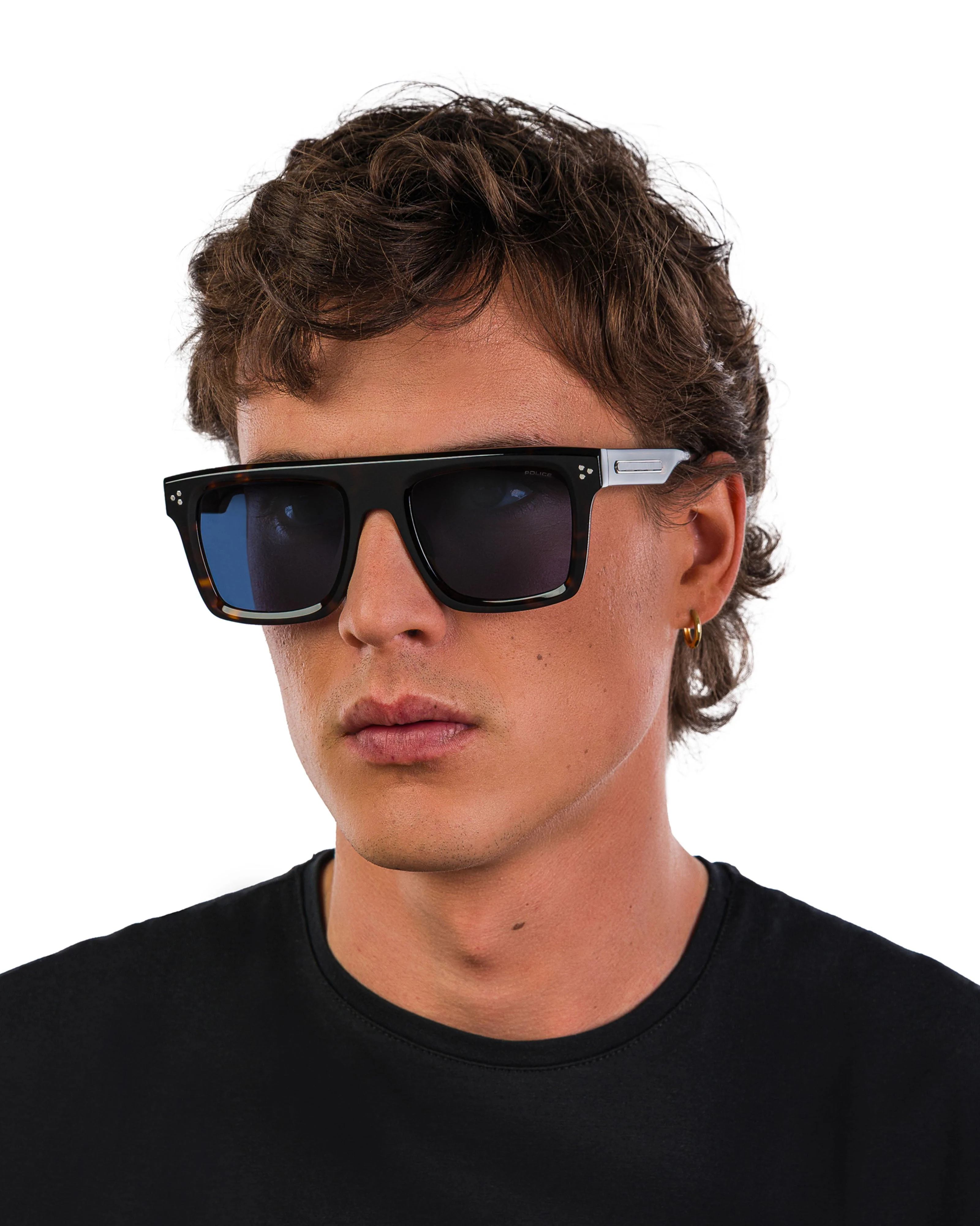 Police x Mercedes Sunglasses Police SPLR47M Havana - Image 4