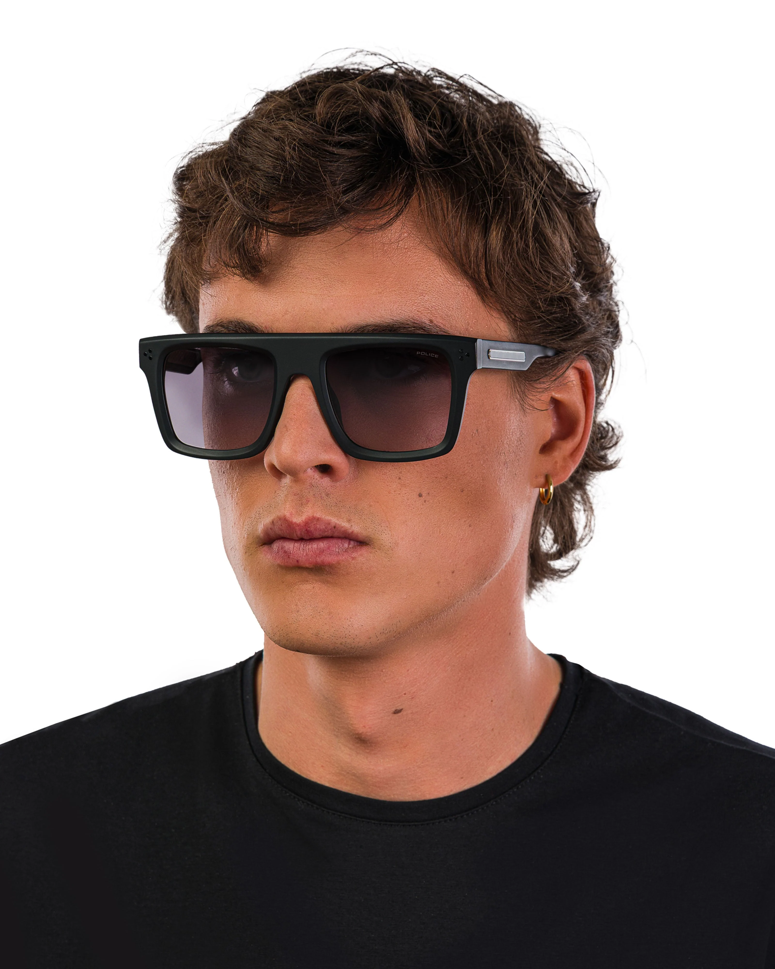 Police x Mercedes Sunglasses Police SPLR47M Matte Black - Image 3
