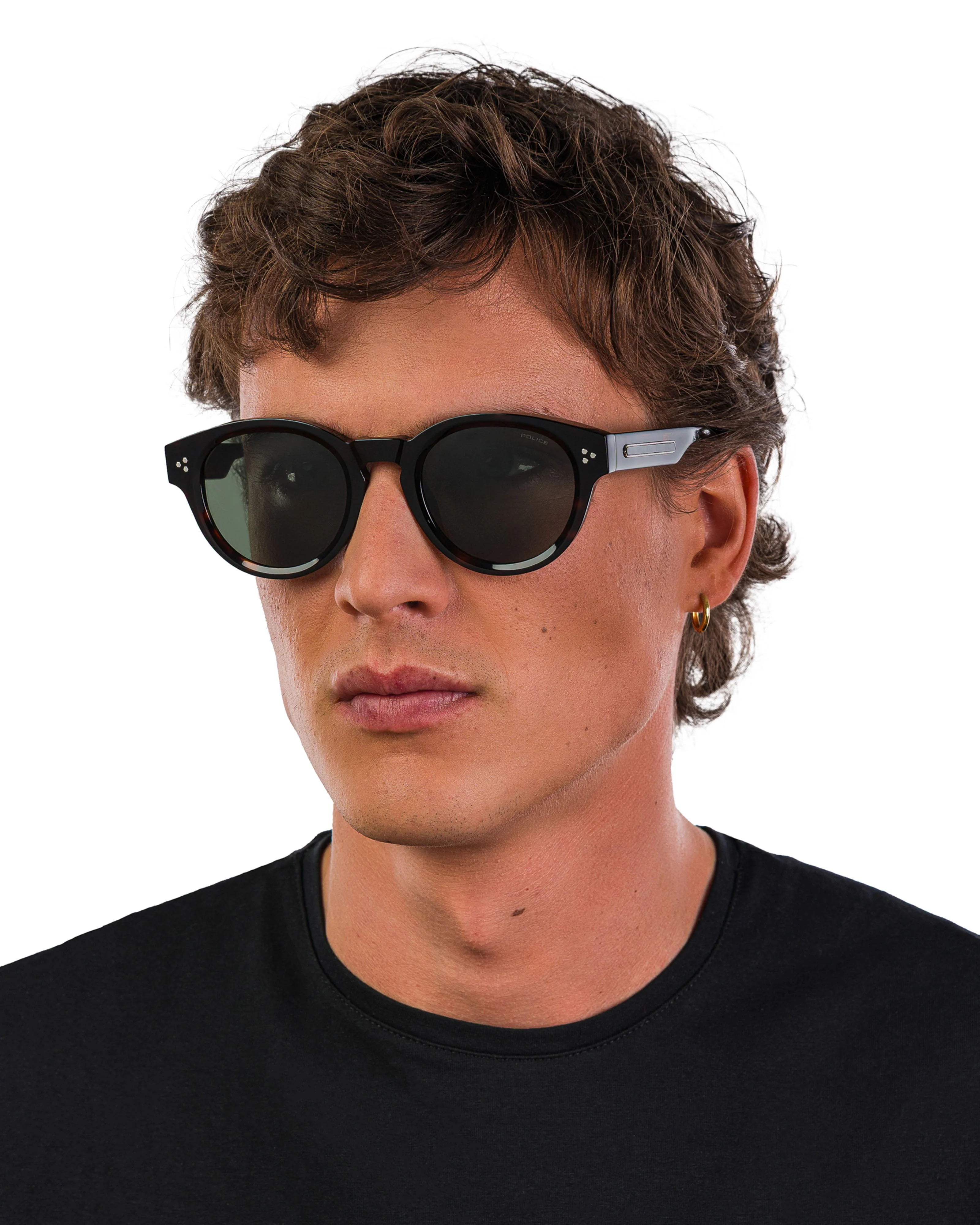 Police x Mercedes Sunglasses Police SPLR48M Havana - Image 5