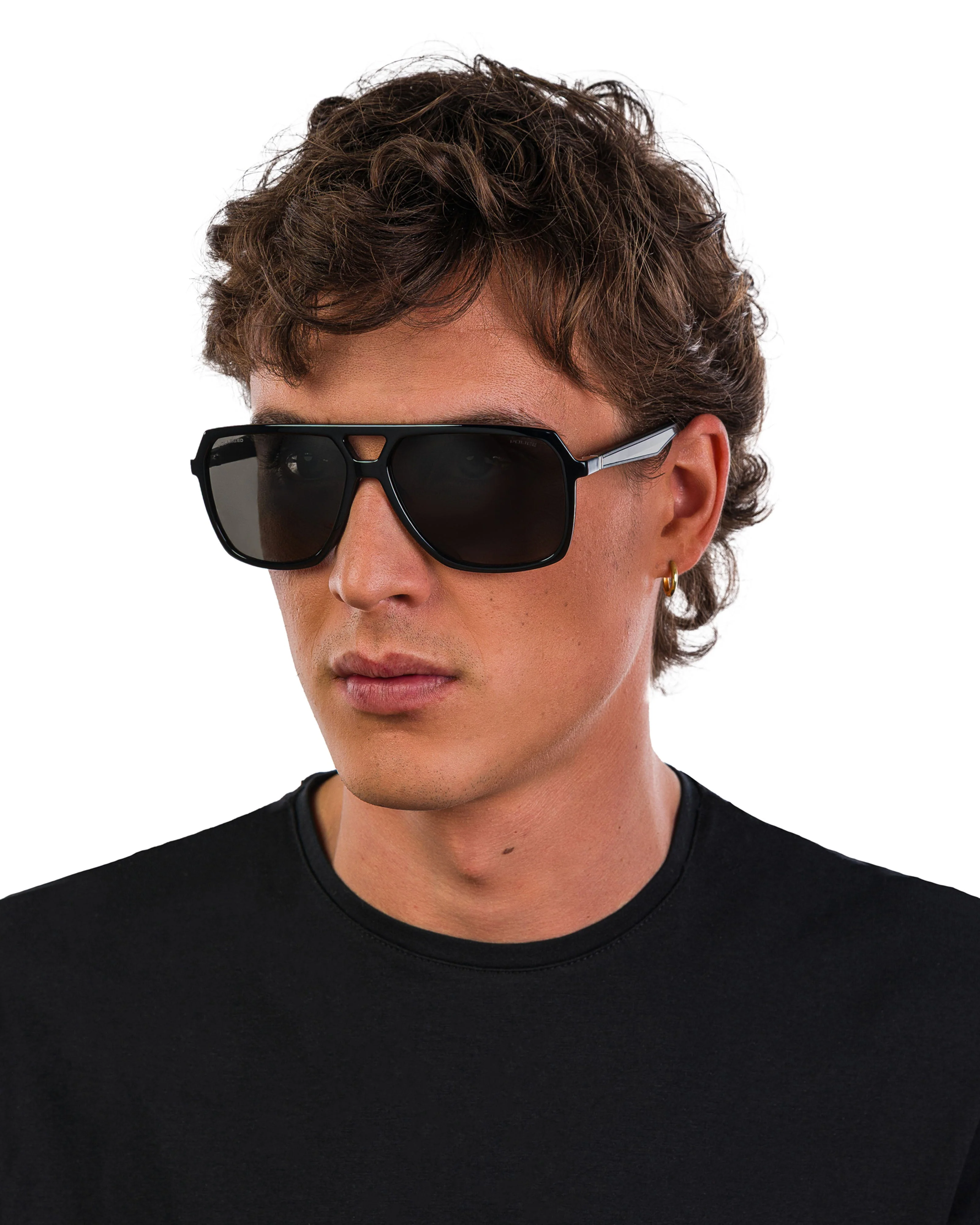 Police x Mercedes Sunglasses Police SPLR50M Black - Image 4