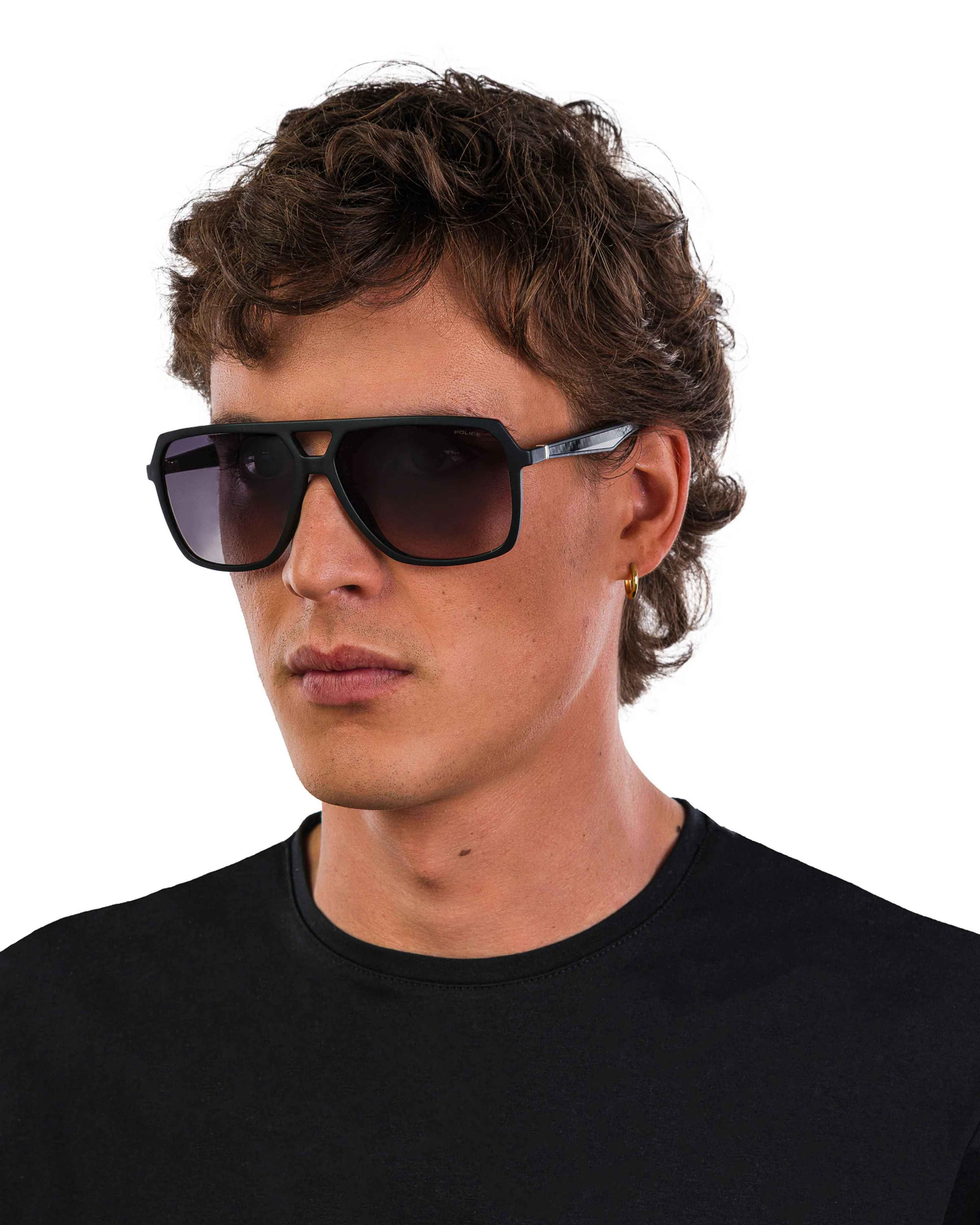 Police x Mercedes Sunglasses Police SPLR50M Matte Black - Image 3
