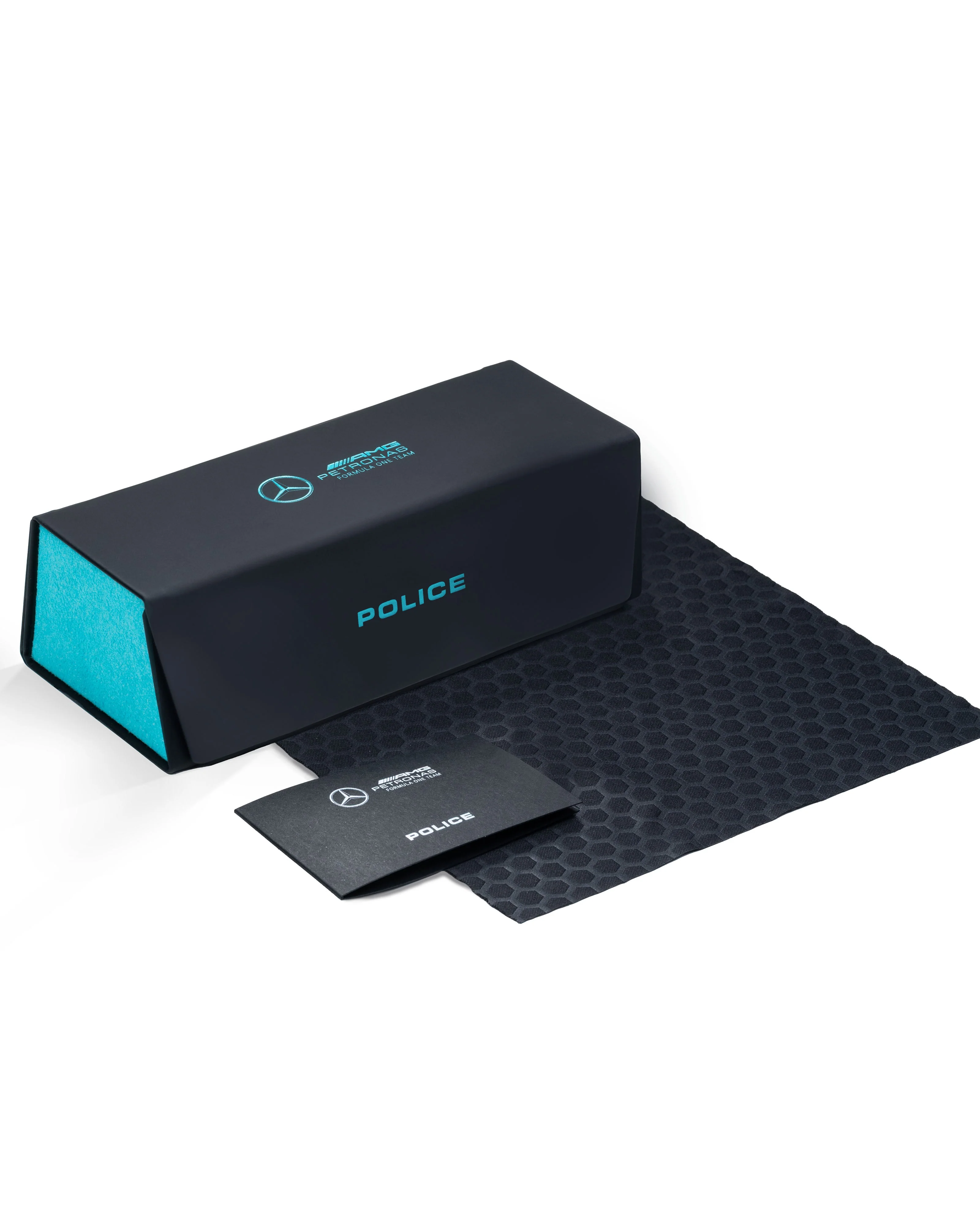 Police x Mercedes Sunglasses Police SPLR50M Matte Blue - Image 4