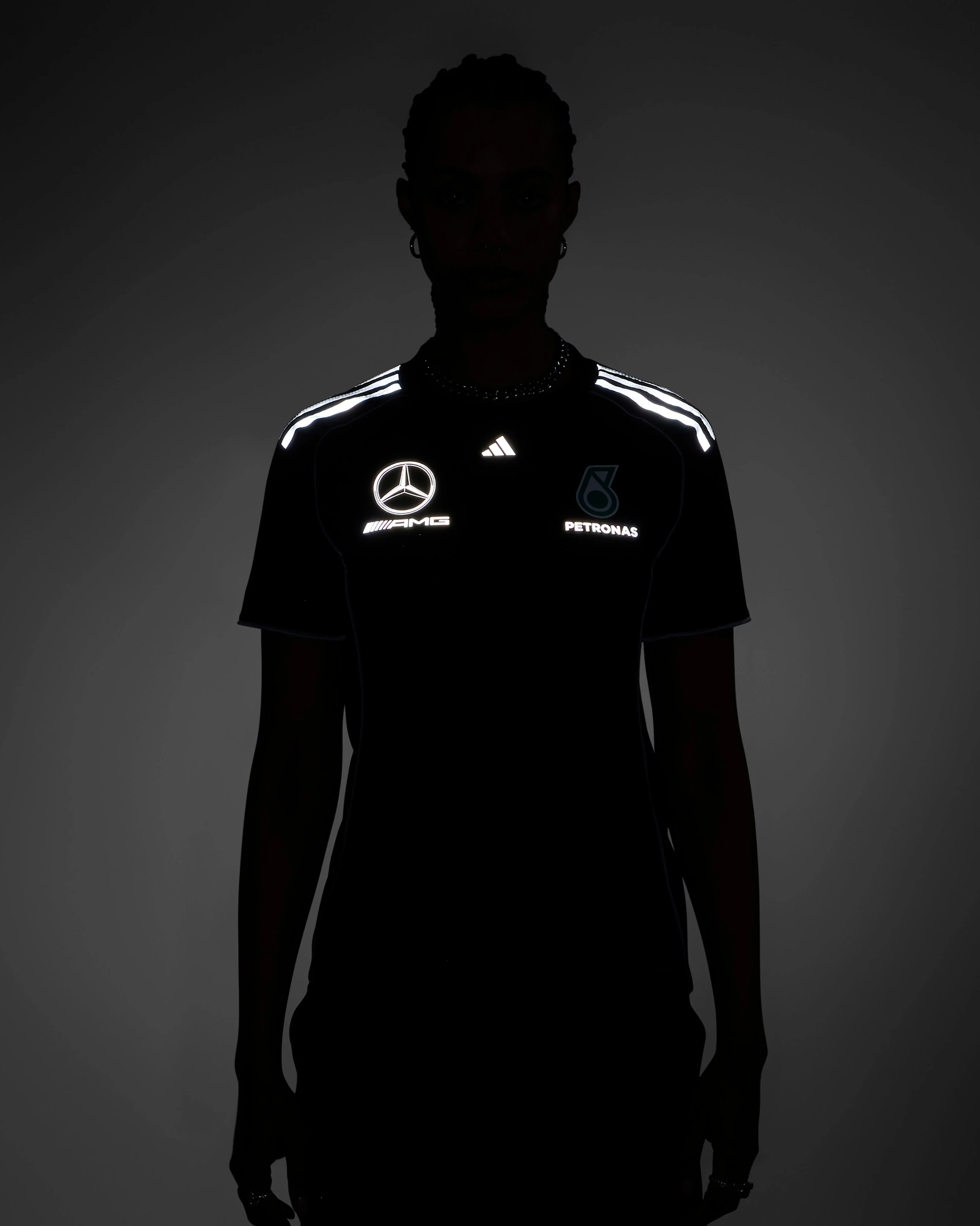 Womens 2025 Mechanics Tee Black - Image 3