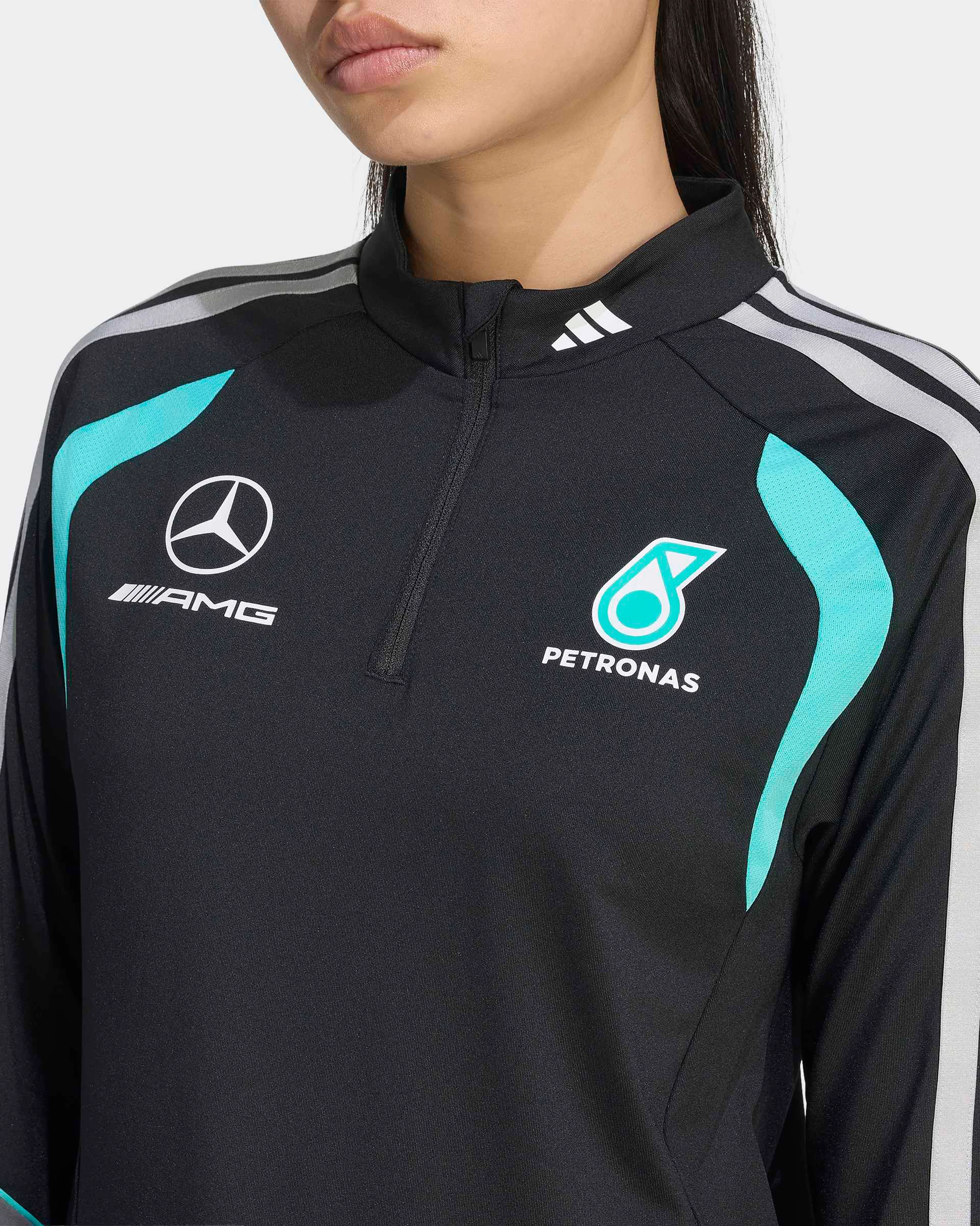 Womens 2026 Mechanics Quarter Zip Black - Image 5