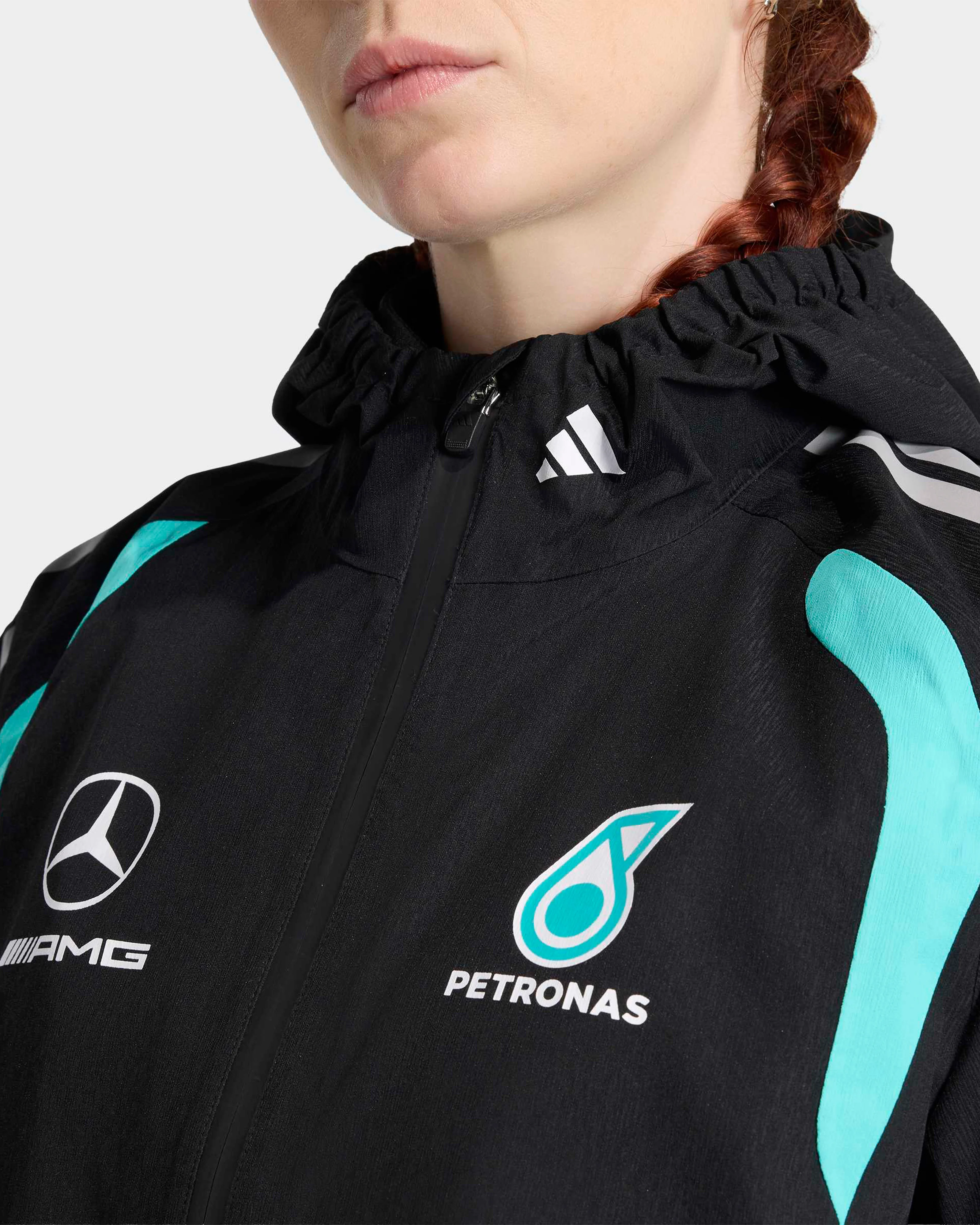 Womens 2026 Mechanics Rain Jacket Black - Image 4