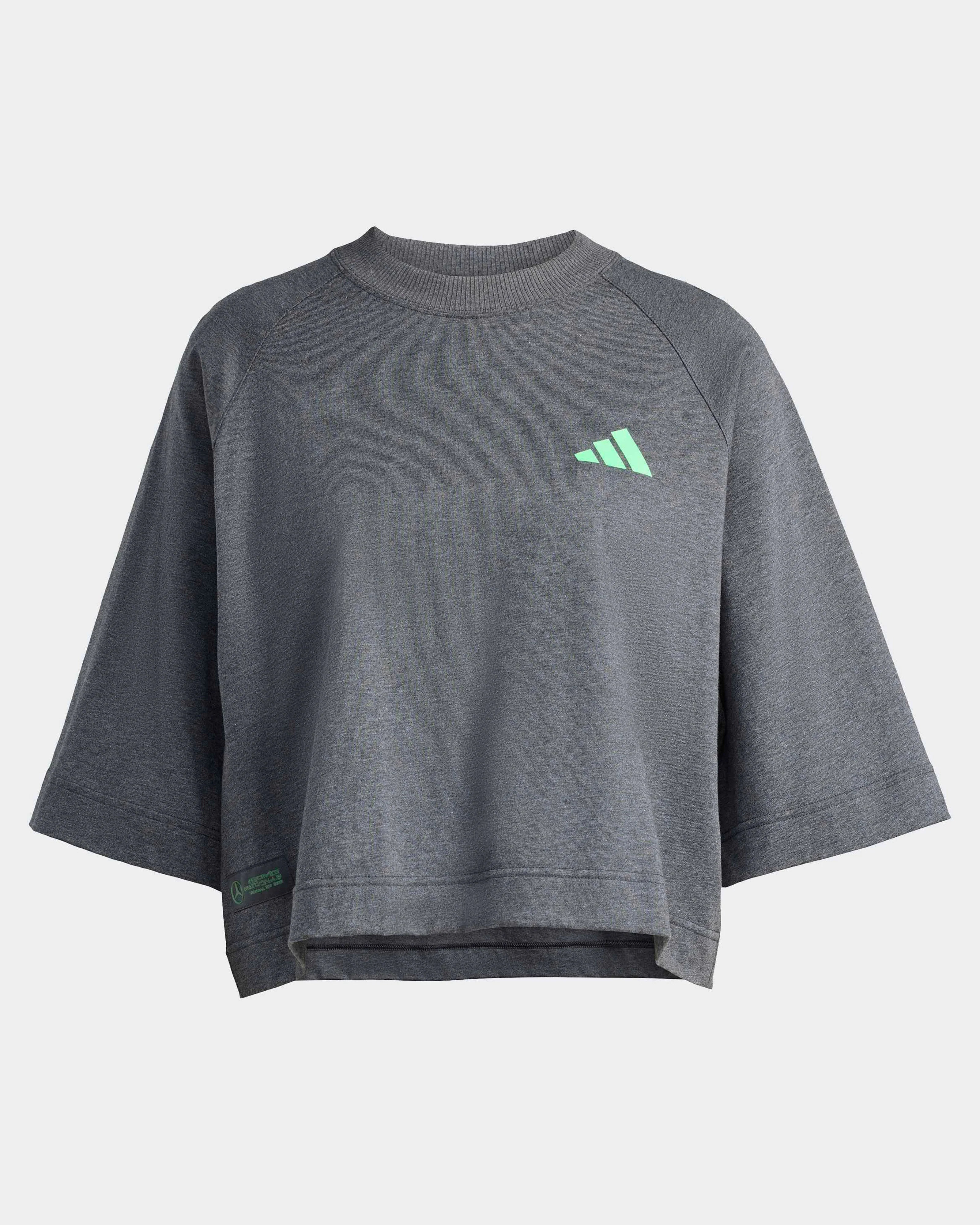 Womens Premium Sweat T-shirt Grey - Image 6