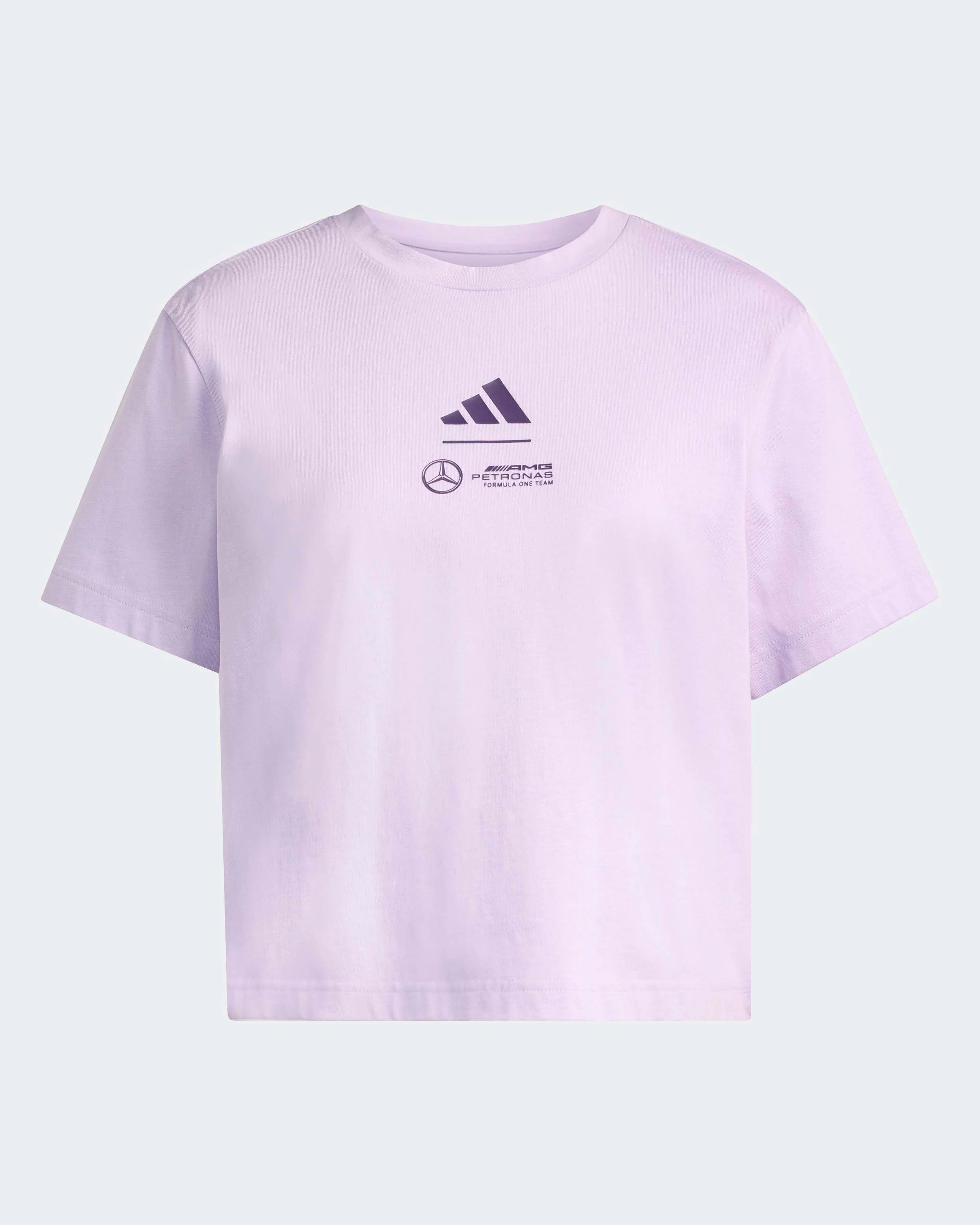 Womens Premium Woven Crop T-shirt Purple - Image 7