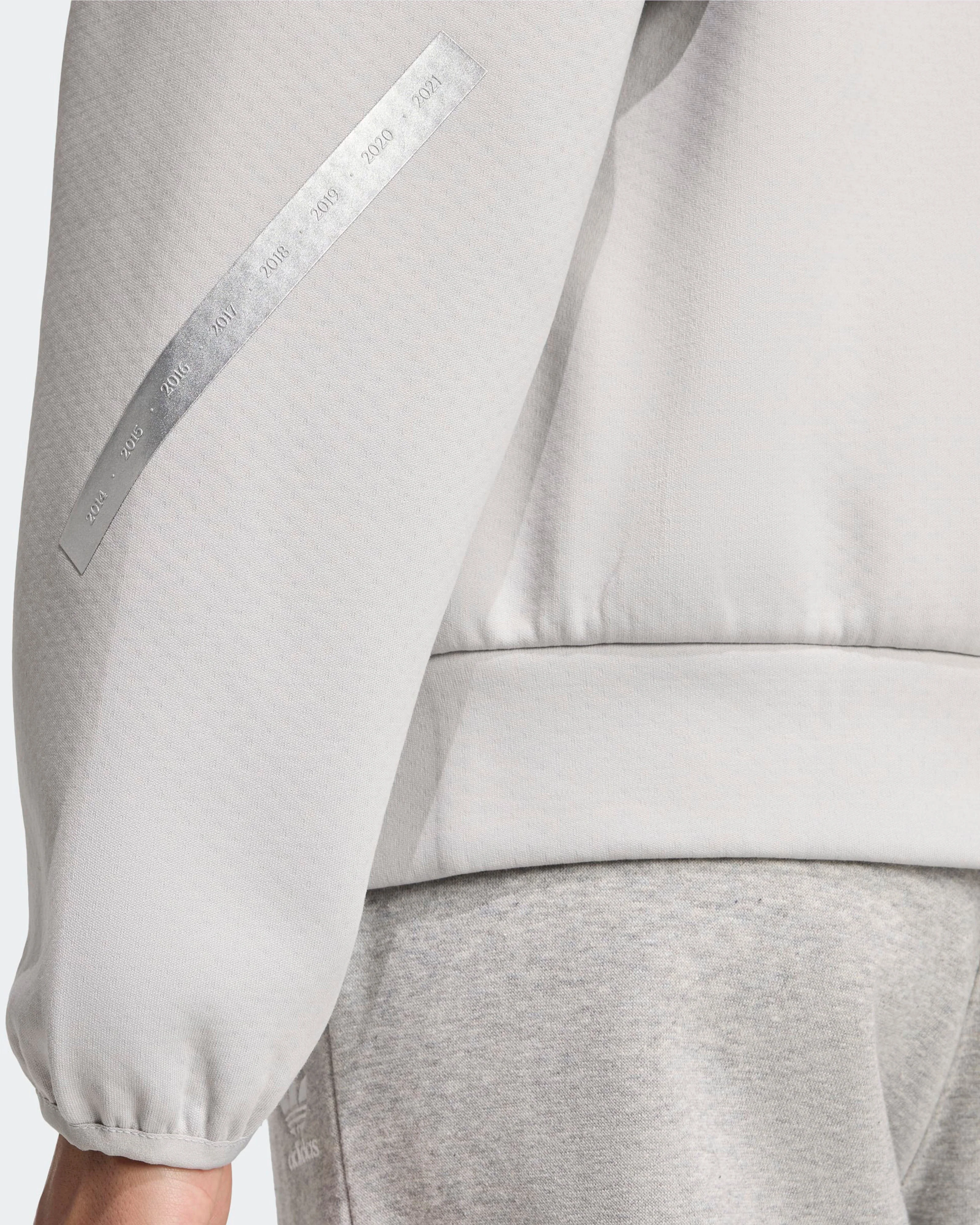 Womens Silver Arrows Full-Zip Hoody Grey - Image 5