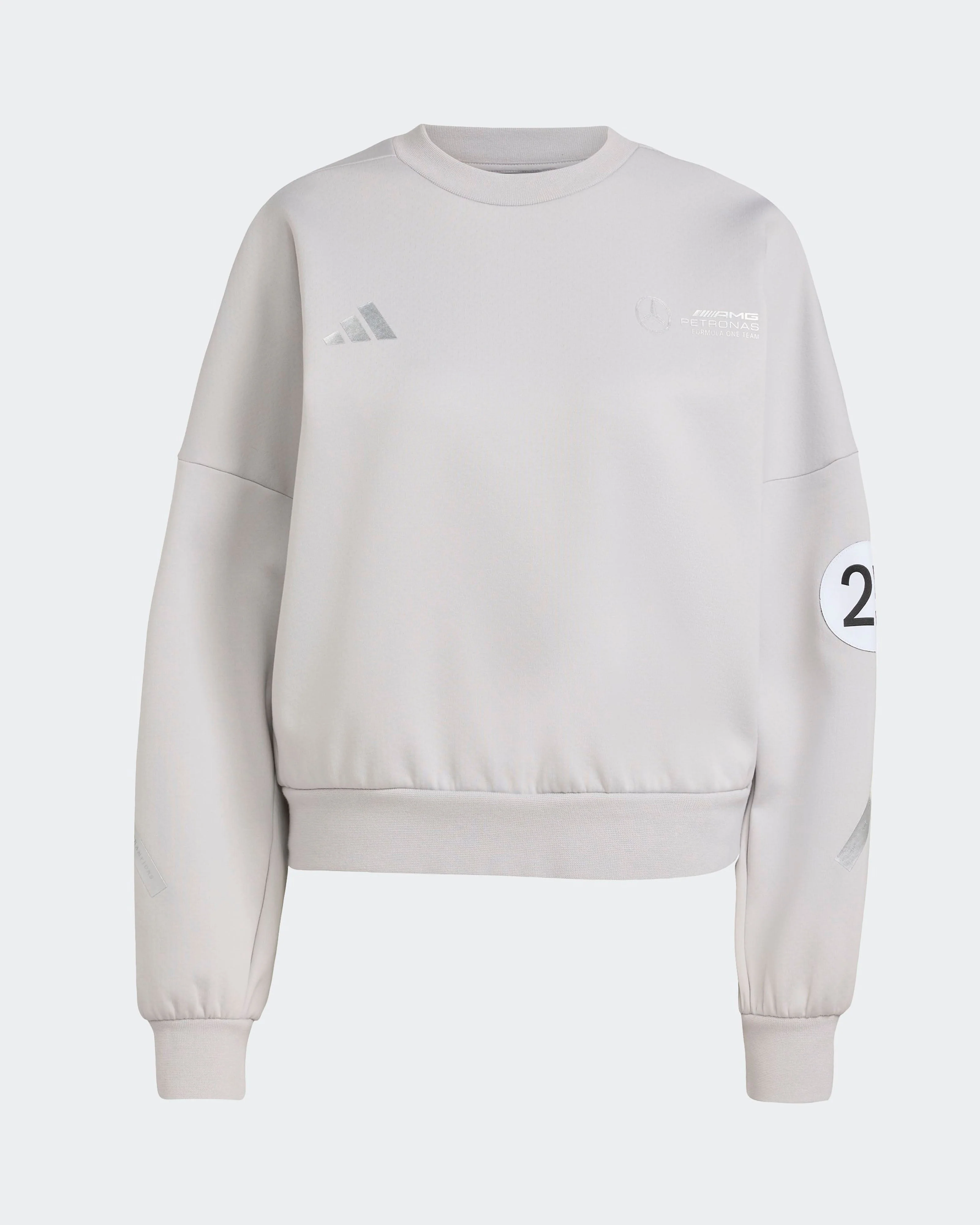 Womens Silver Arrows Sweatshirt Grey - Image 6
